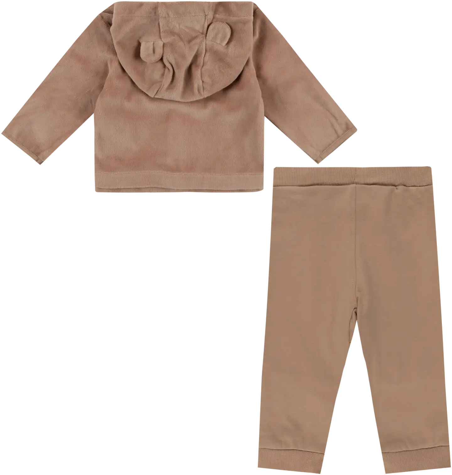 Ciraf vauvojen veluuritakki ja collegehousut Nalle 250B260102 - Warm taupe - 2