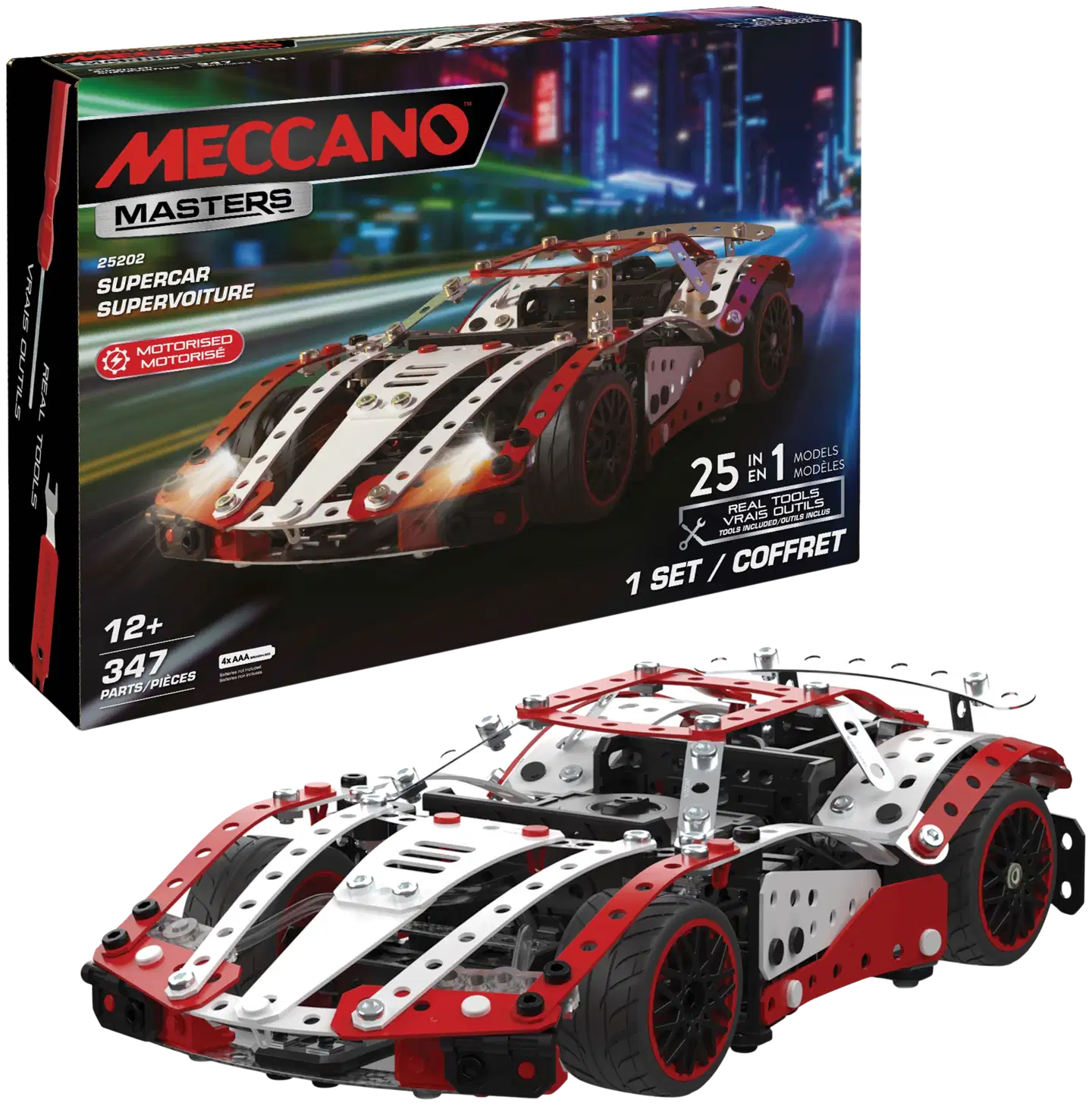 Meccano Multi Model Supercar -rakennussarja - 1
