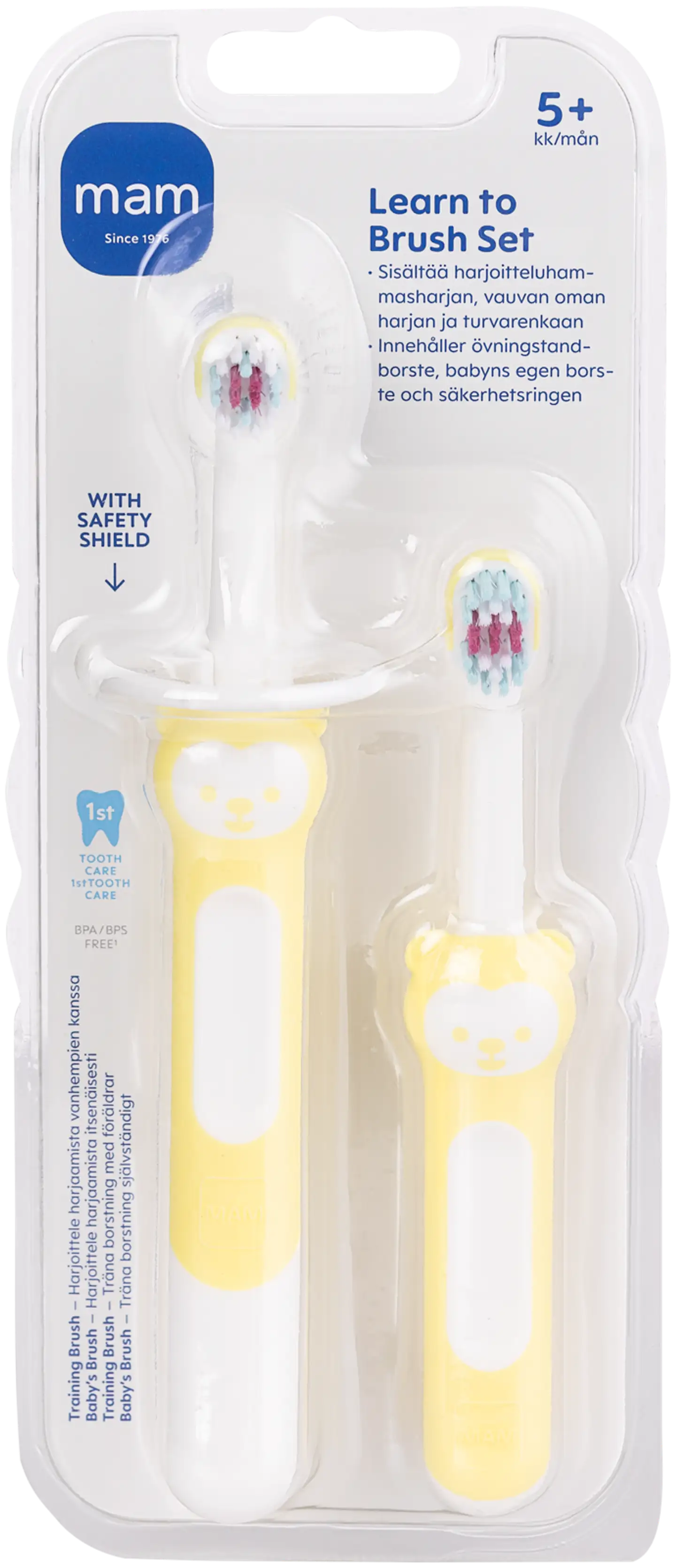 MAM Learn to Brush Set 5+kk hammasharjasetti