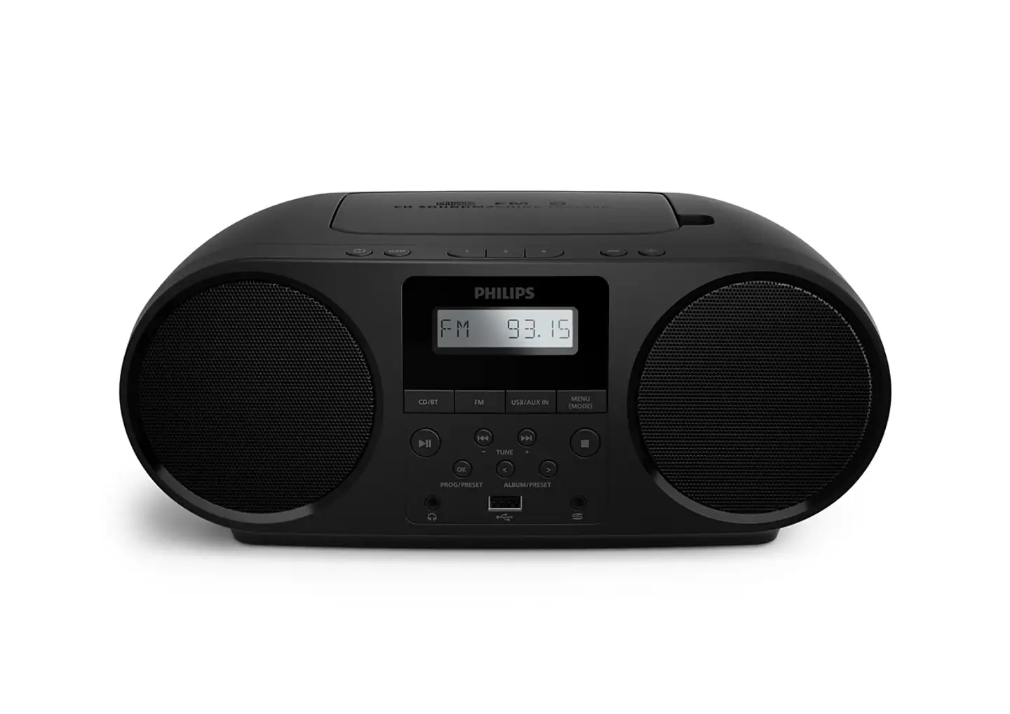 Philips kannettava CD-radio TAZ5000/10 musta - 1