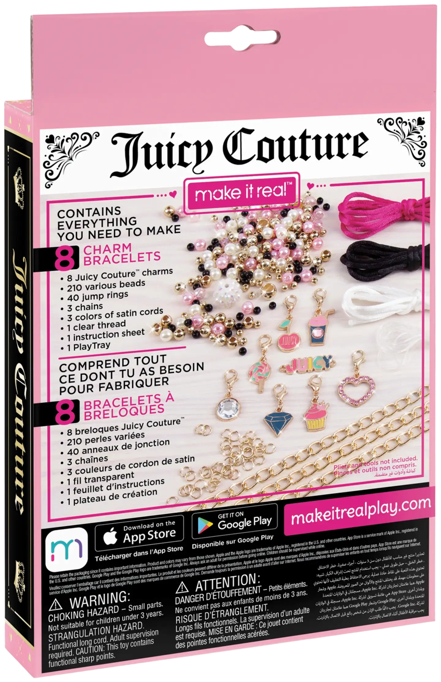 Make It Real Juicy Couture Rannekorujen valmistussetti, erilaisia - 4