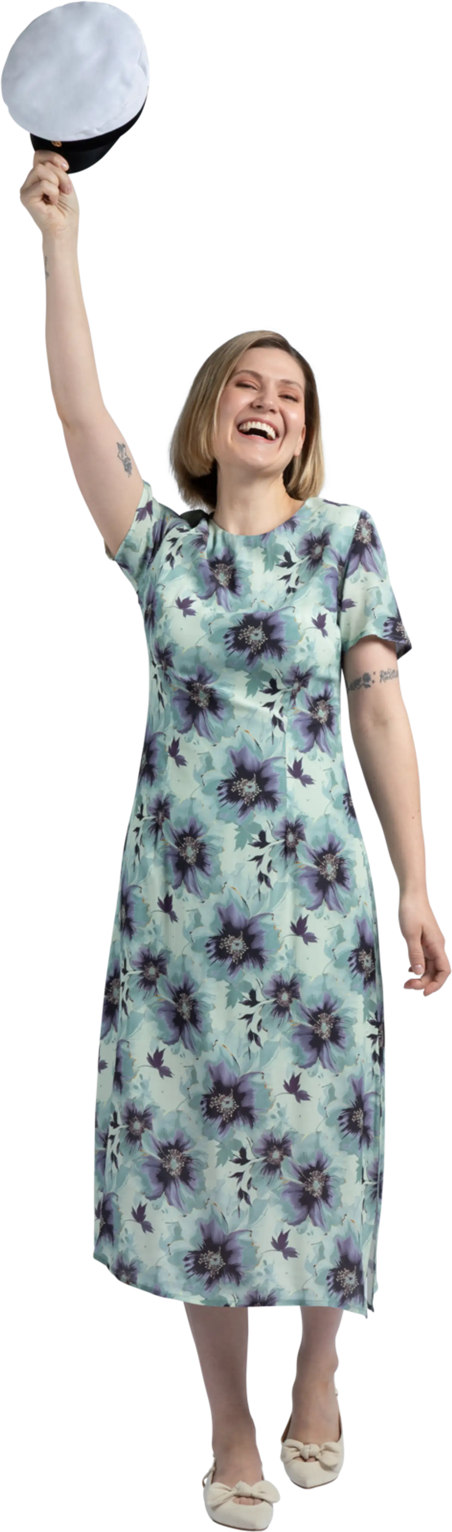 London Fog naisten mekko 218L162515 - Iceberg Green - 5