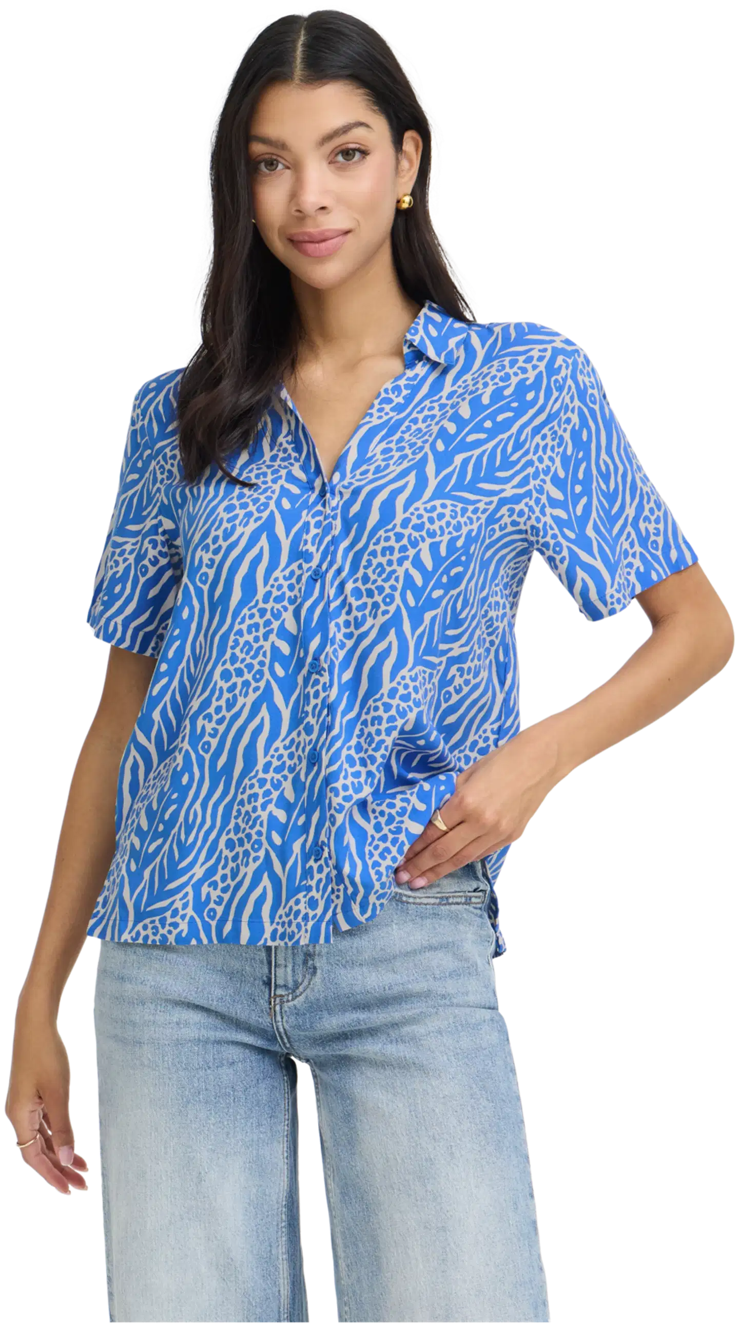 B.young naisten paita Bymmjoella - NATURE VIBES NEBULAS BLUE - 3