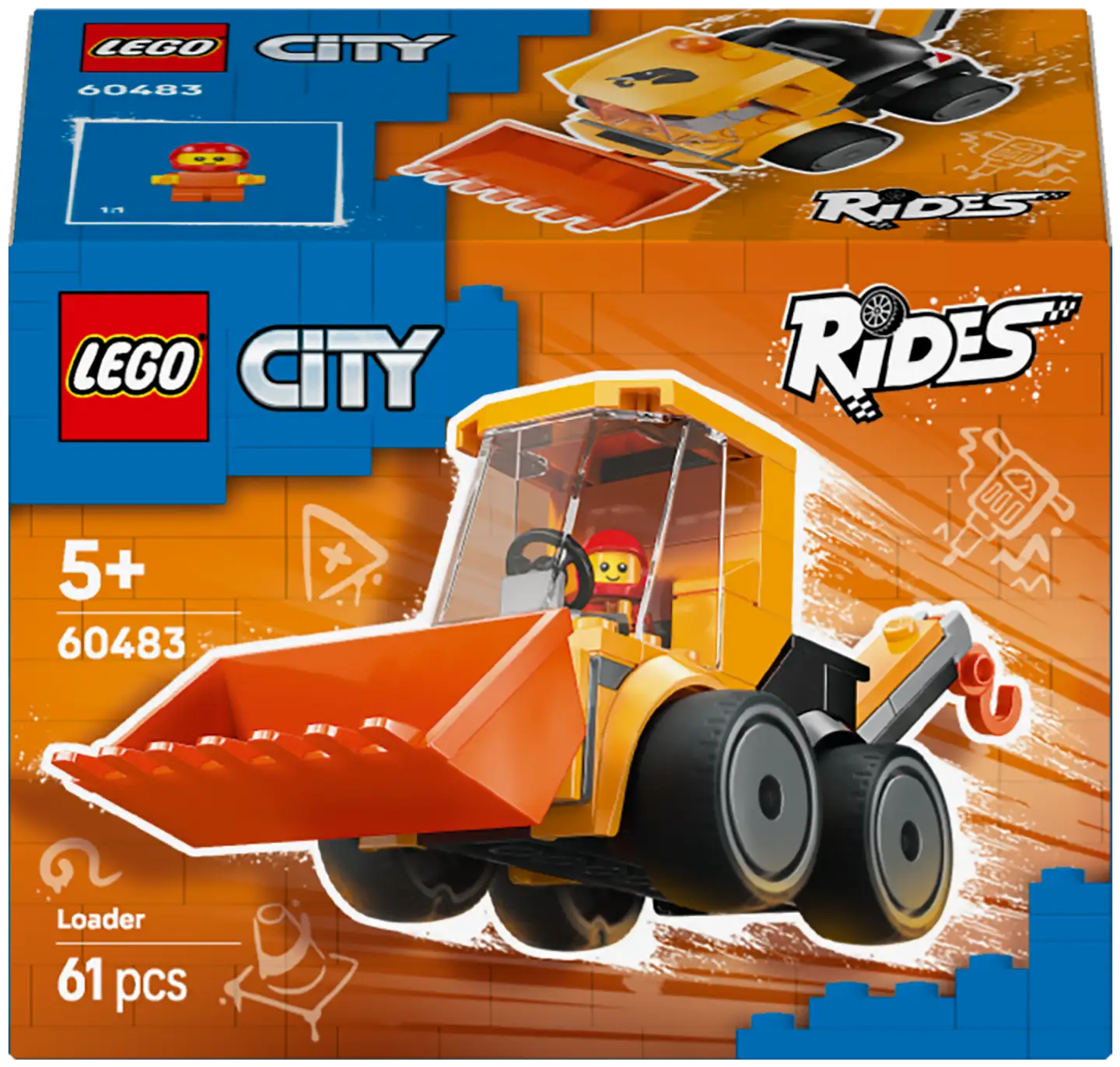 LEGO® City Brick Rides 60483 Menopelit – Kauhakuormaaja - 4