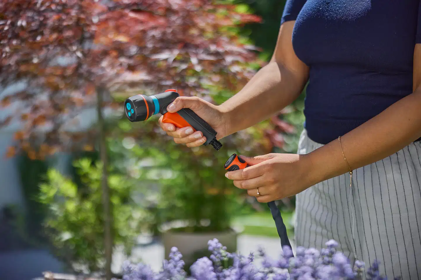 GARDENA Monitoimipistooli Classic Compact ja hanaliitin sisähanaan - 13