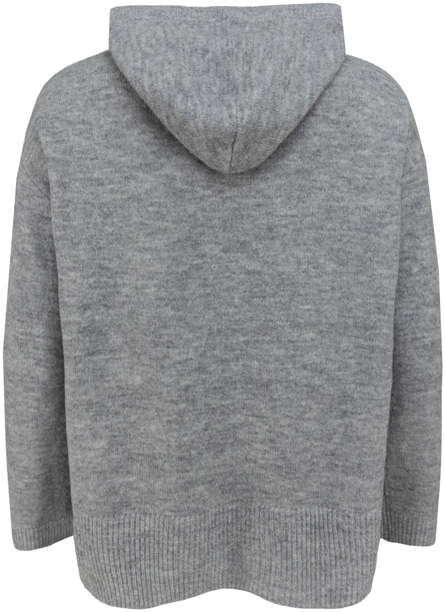 TEX naisten hupullinen neulepusero I997013 - GREY CHINE LIGHT - 2