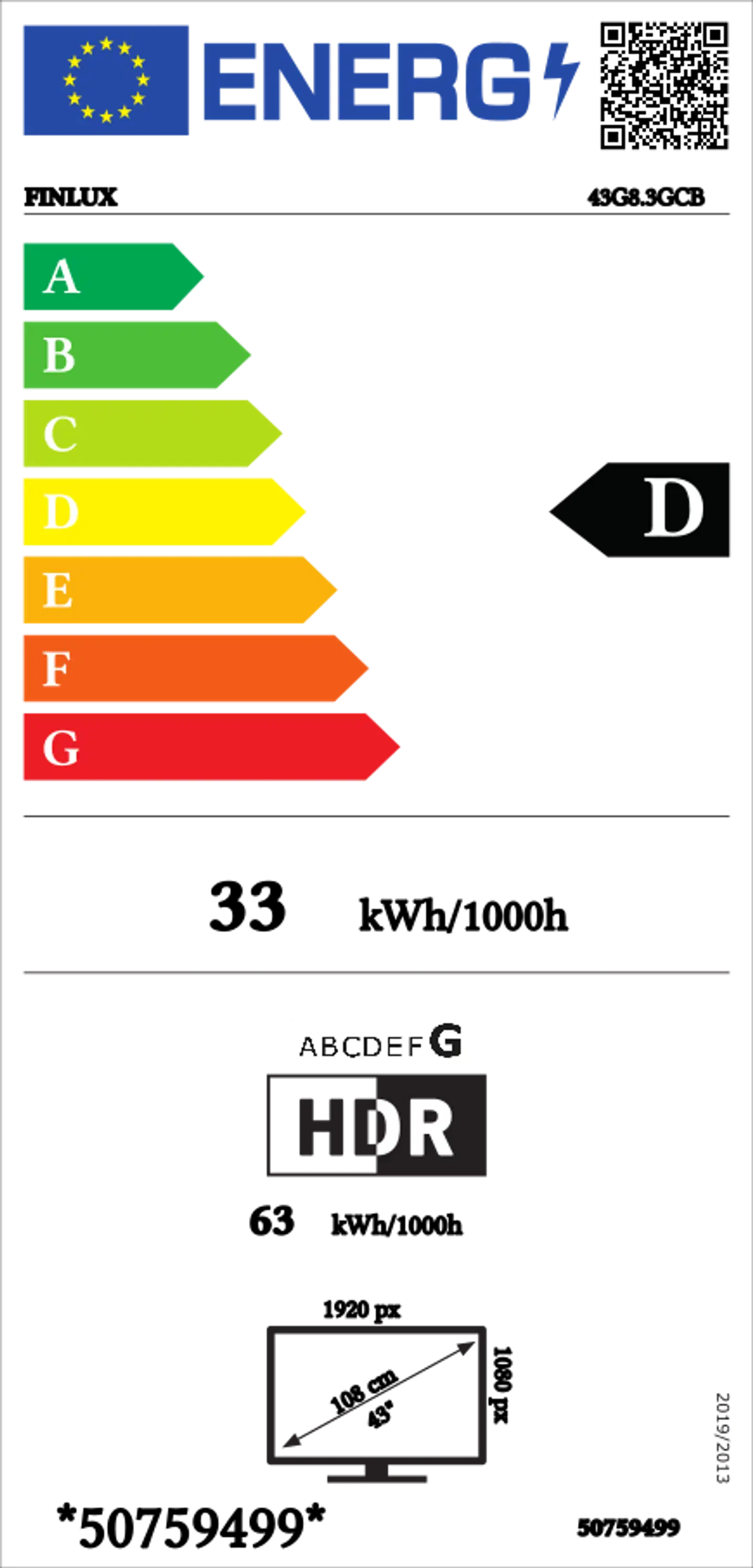 Finlux 43" Full HD Android Smart LED TV 43G8.3GCB - 4