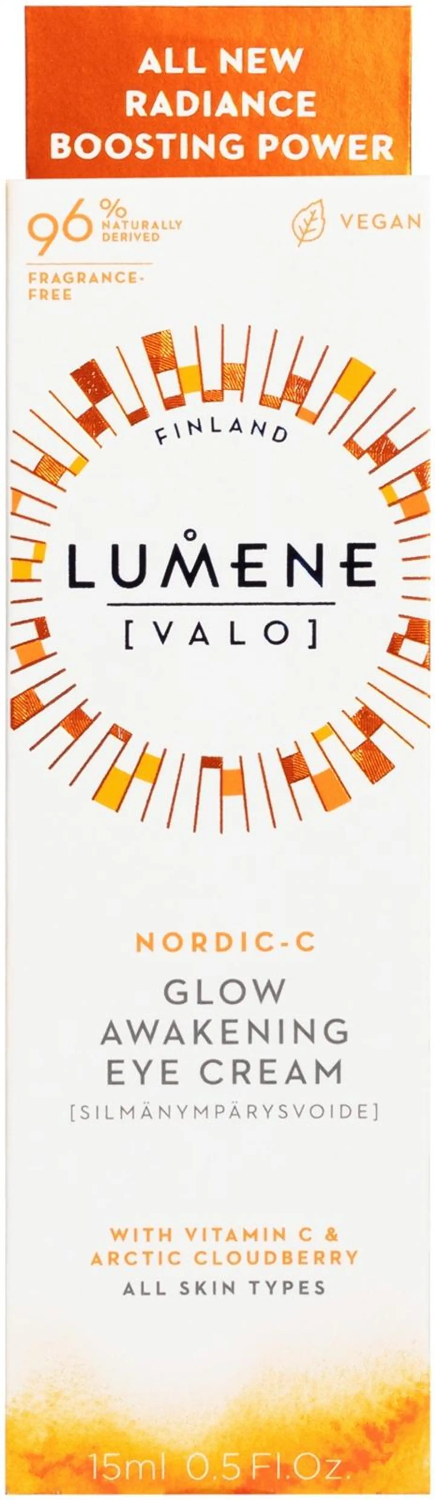 Lumene VALO Heleyttävä silmänympärysvoide 15 ml - 2