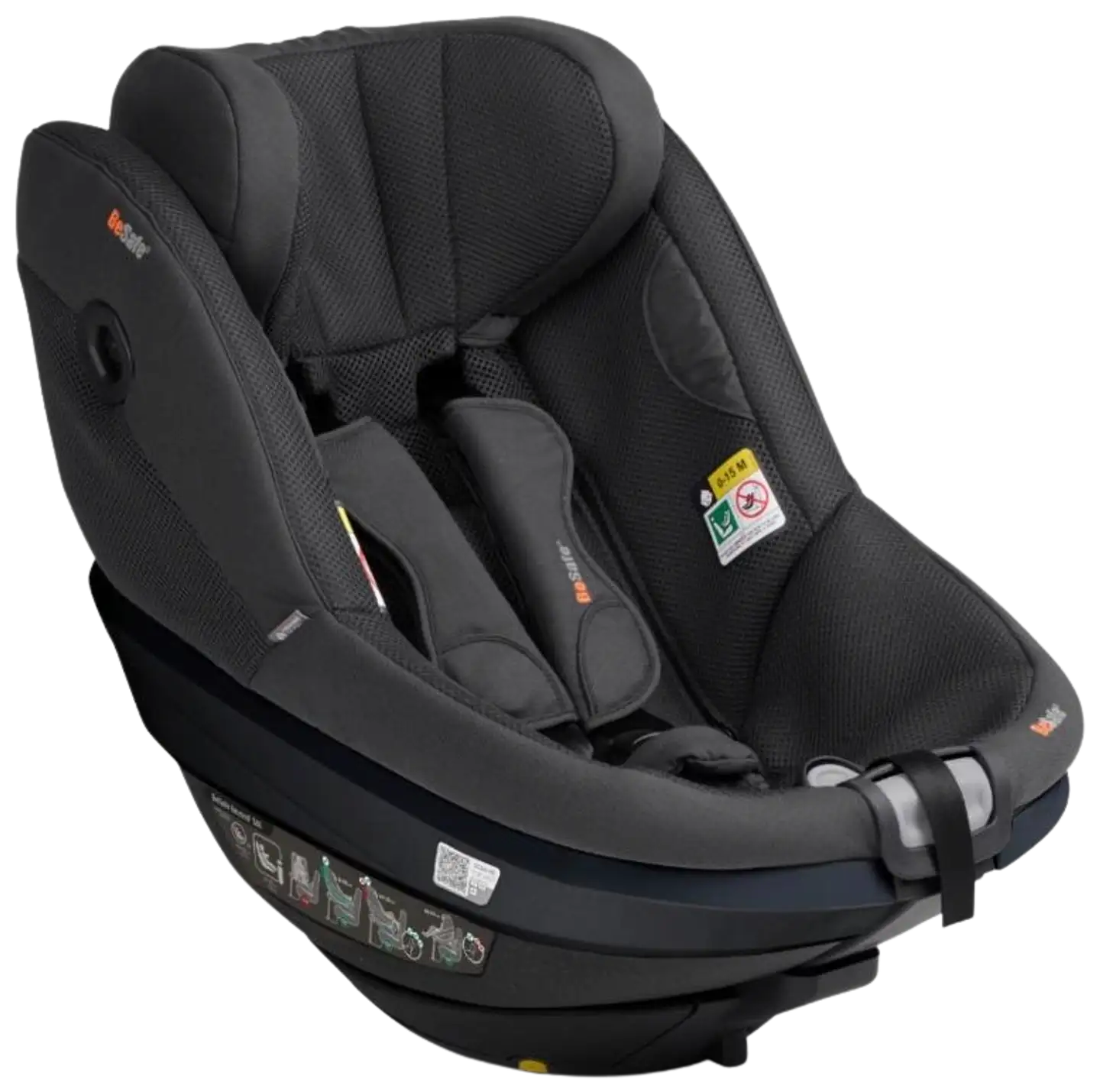 Besafe Beyond 360 2 turvaistuin Anthracite Mesh - 3