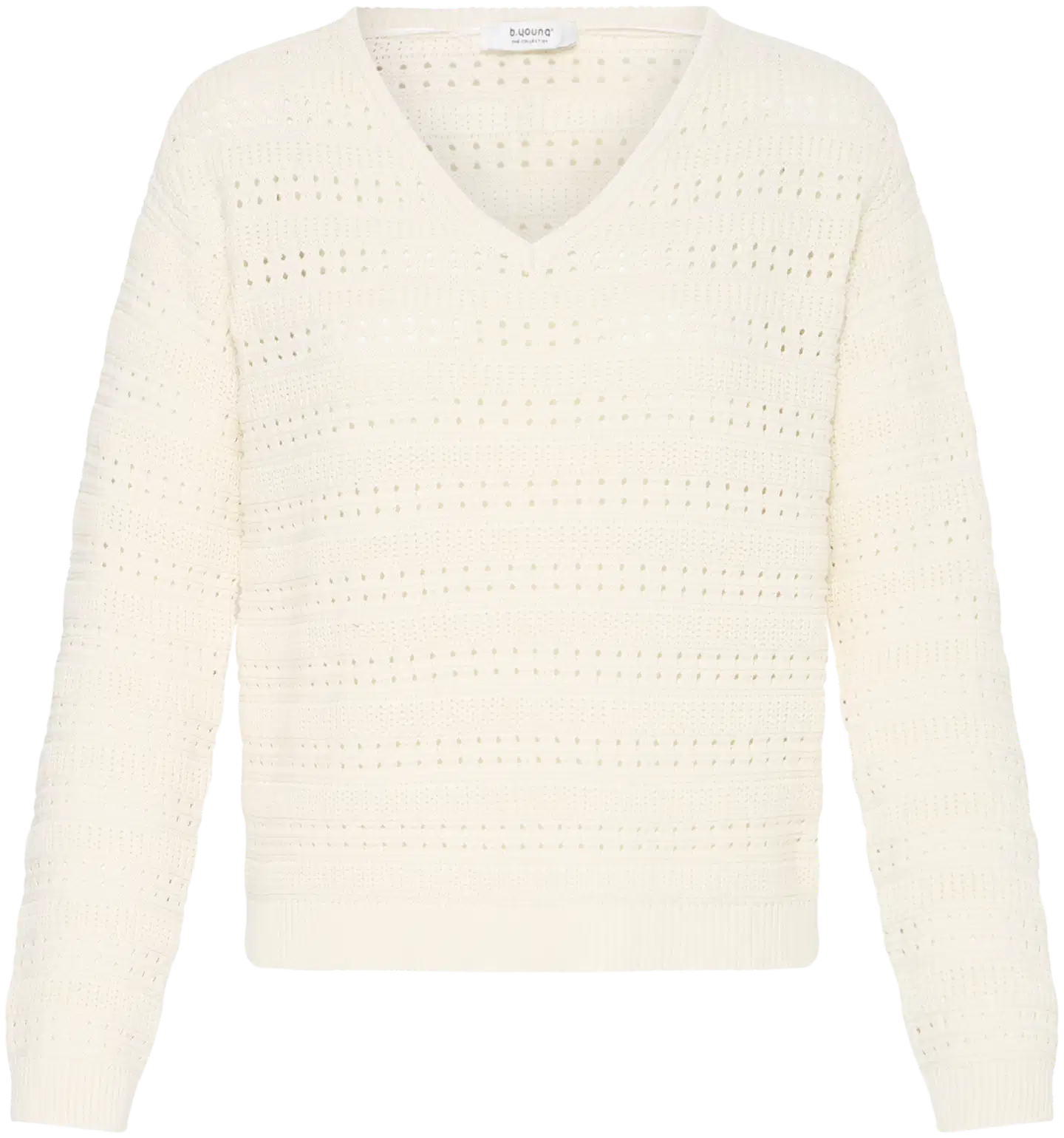 B.young naisten neulepusero Bynero - birch - 1