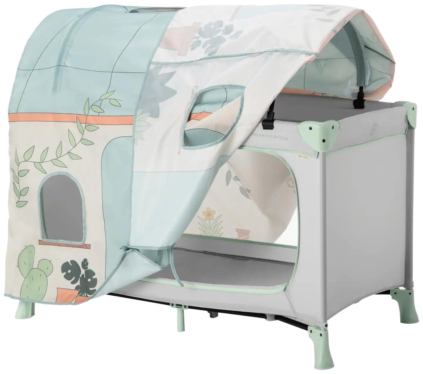 Hauck päällinen matkasänkyyn Travel Bed kasvit - 6