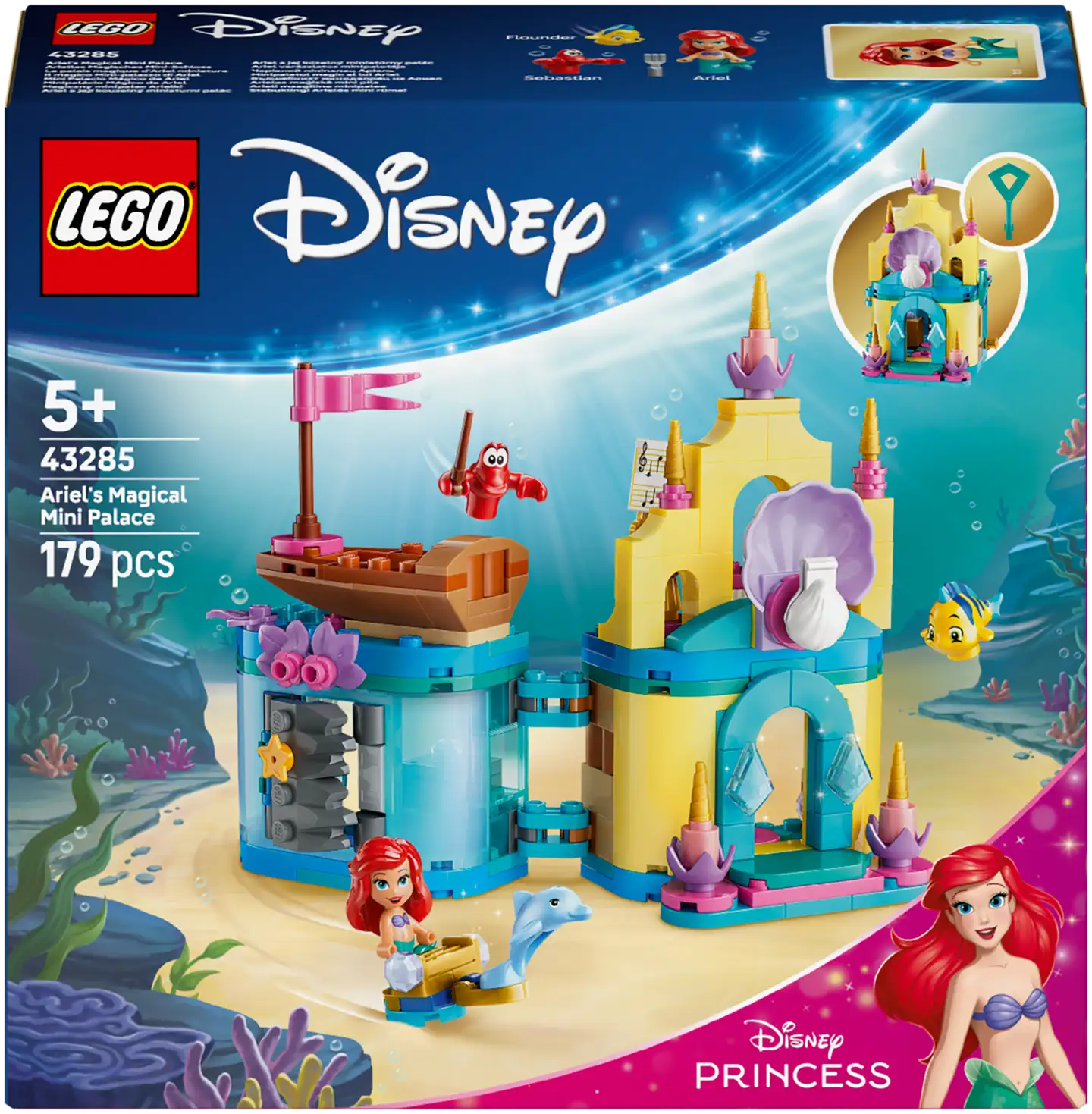 LEGO® Disney Princess 43285 Arielin taianomainen palatsi minikoossa - 6