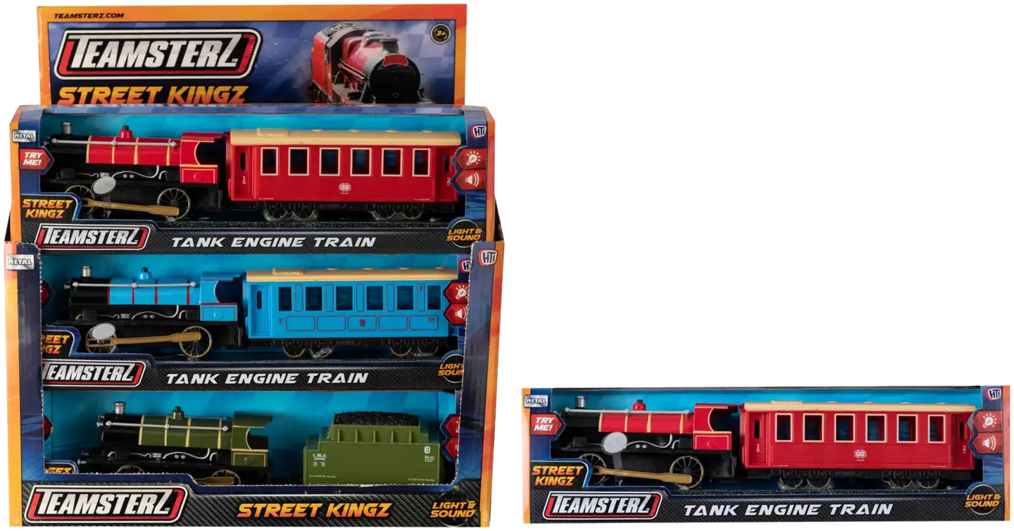 Teamsterz lelu Street Kingz veturi ja junavaunu valoilla ja äänillä - 5