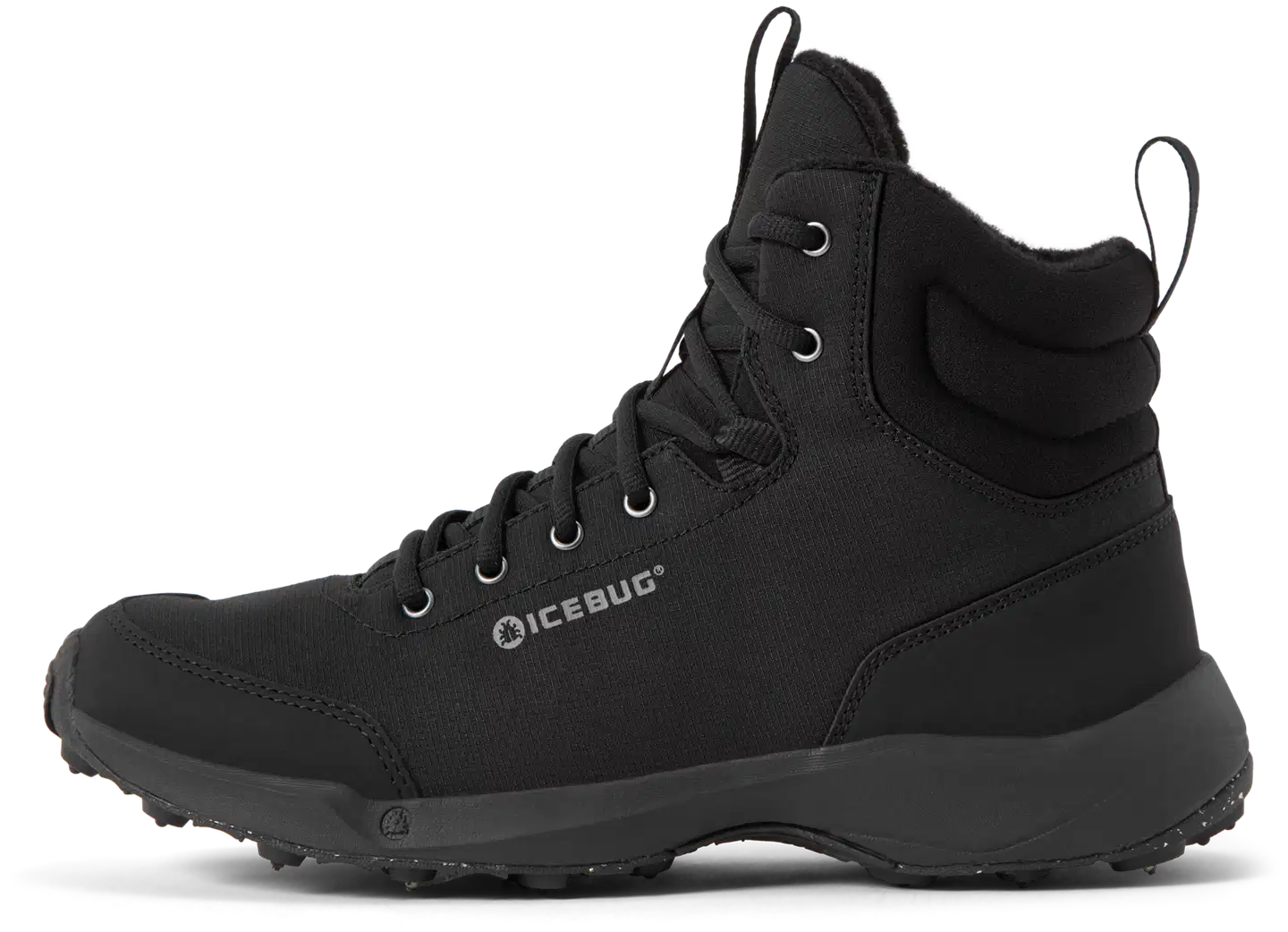Icebug miesten nastaulkoilukenkä Nirak 3 BUGrip Black - Black - 1