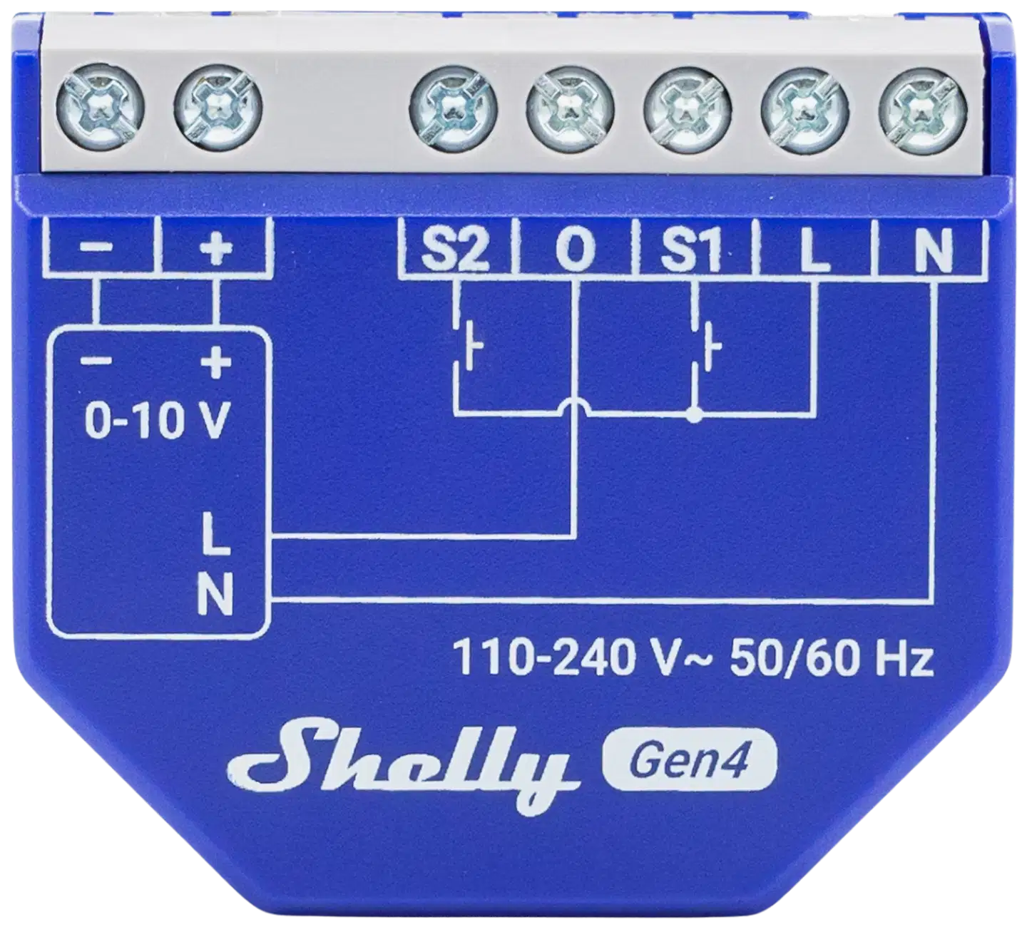 Shelly Dimmer 0/1-10V PM Gen4 - WiFi- ja Zigbee 0-10 V -ohjain - 1