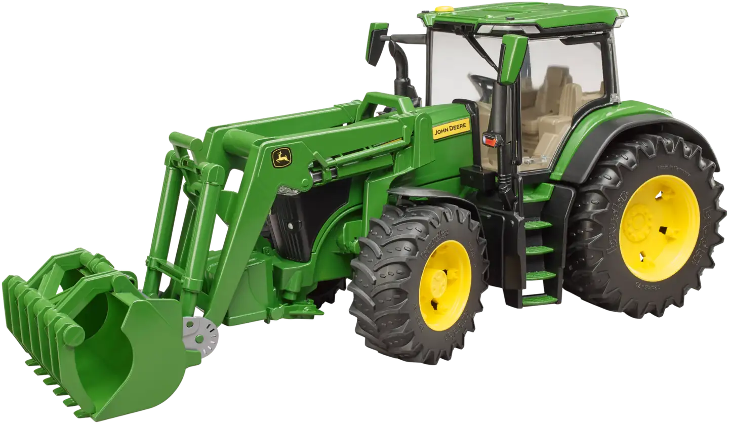 Bruder John Deere 7R 350 traktori etukuormaajalla - 2