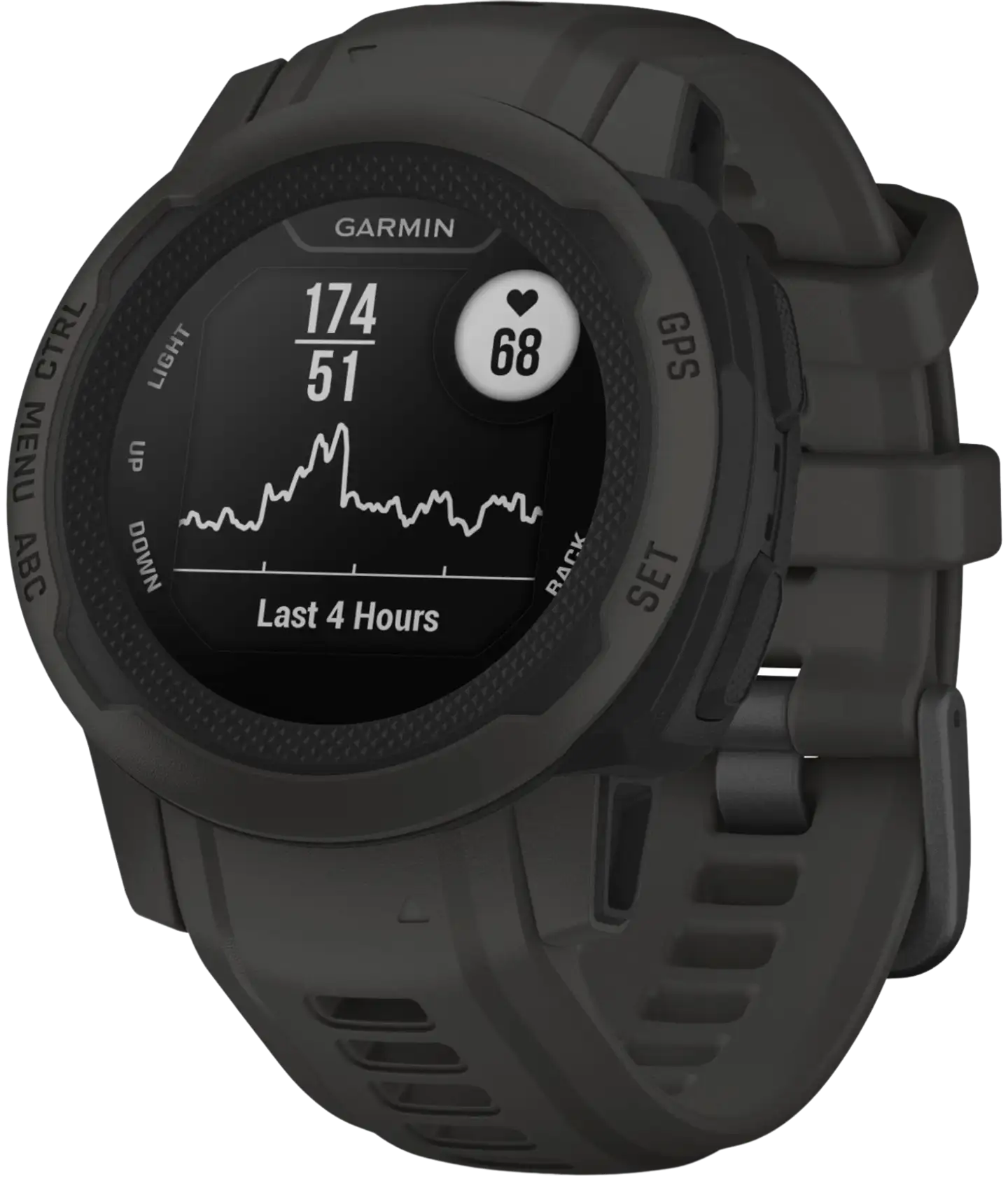 Garmin Instinct 2s multisport GPS kello, tummanharmaa - 4