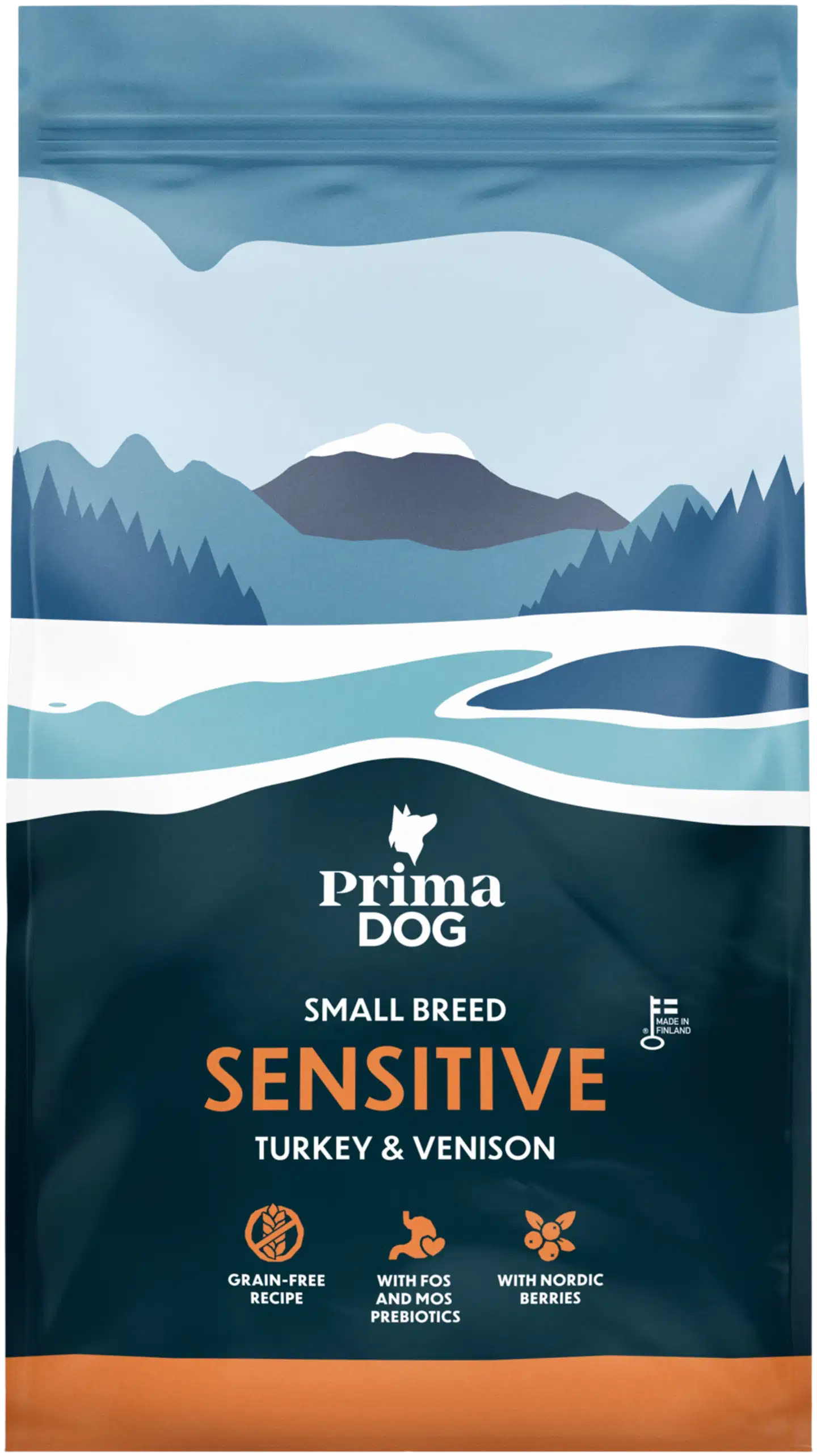 PrimaDog Kalkkuna-Peura pienille koirille 2 kg