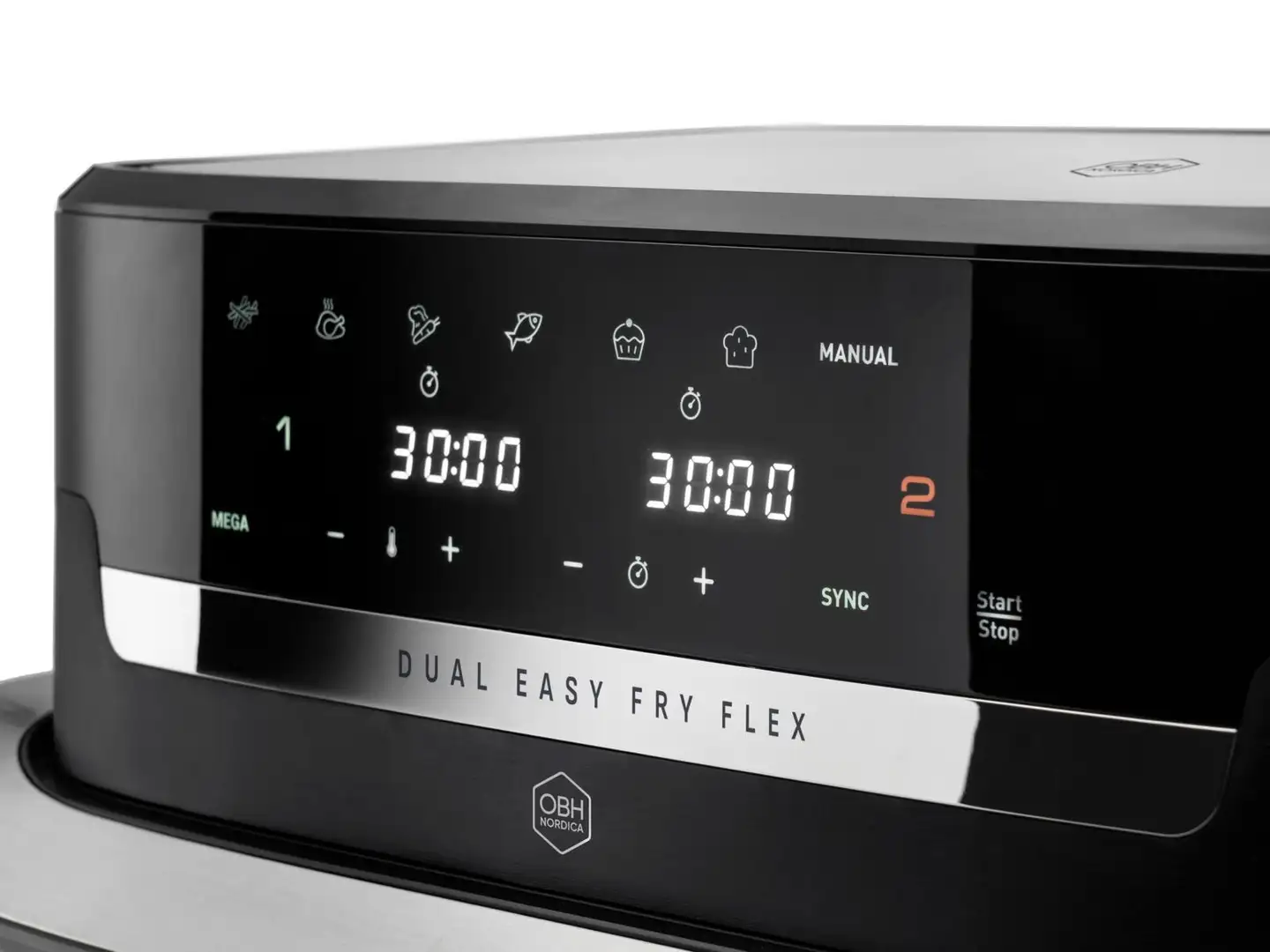 OBH Nordica air fryer Flex Dual Easy Fry 9l AG9228N0 - 3