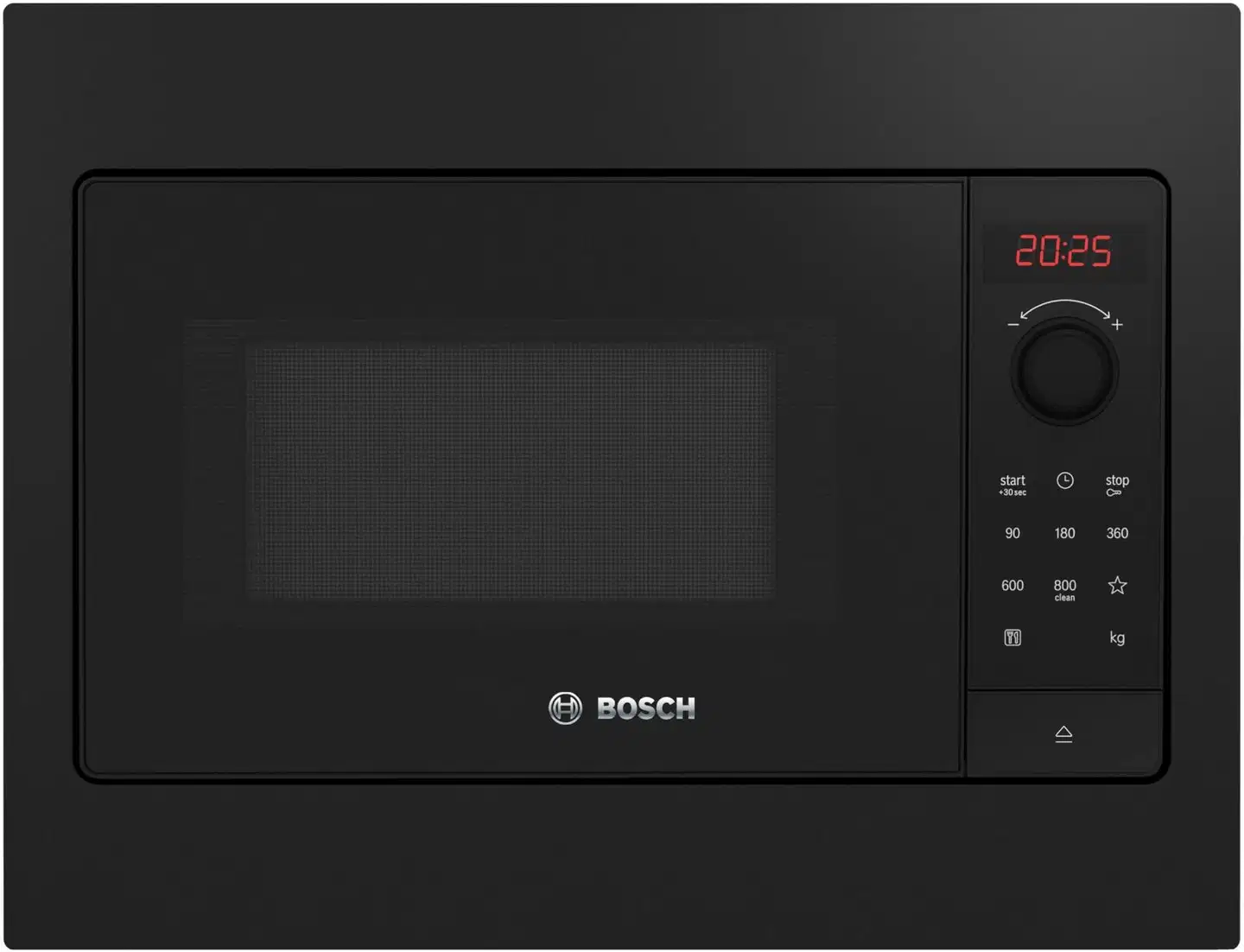 Bosch Serie 2 kalusteisiin sijoitettava mikroaaltouuni musta