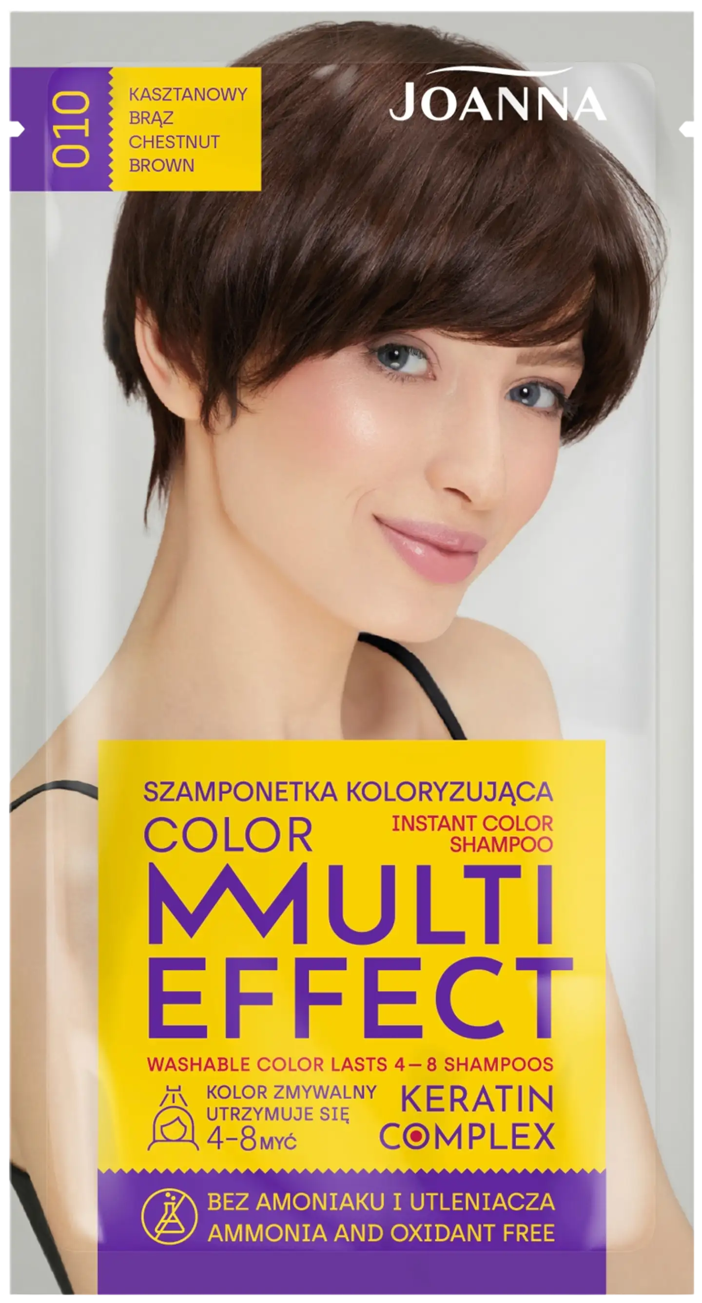 Multi effect shampoo Chestnut Brown 010