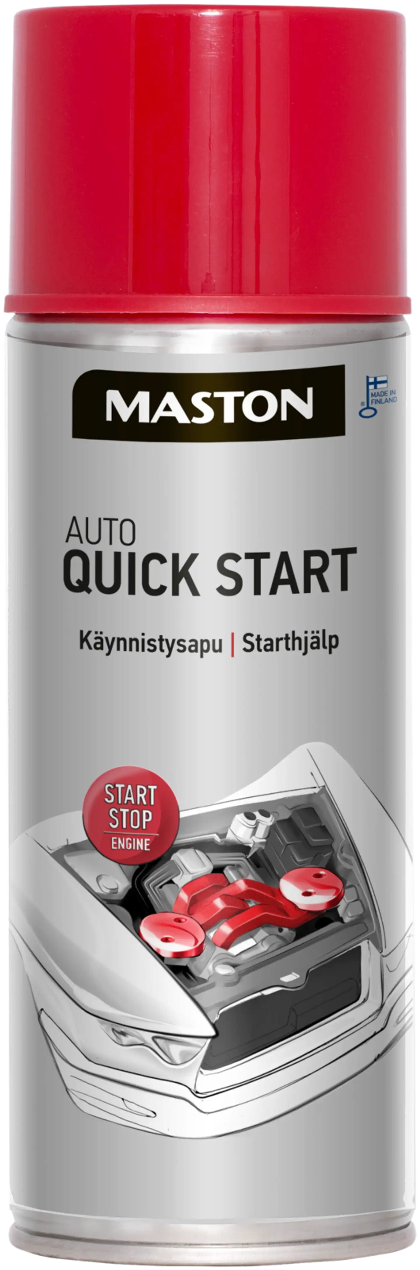 Maston käynnistysapuspray moottorille Quick Start 400 ml