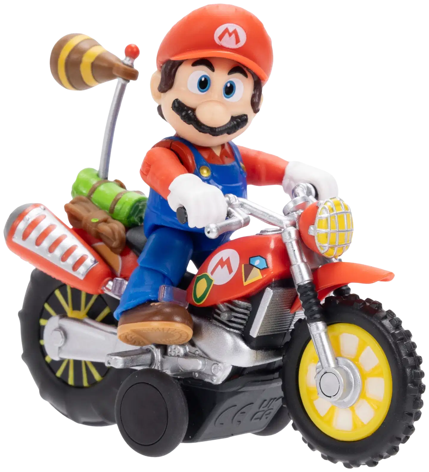 Mario Movie 2 figuuri ja moottoripyörä Wave 1, erilaisia - 1