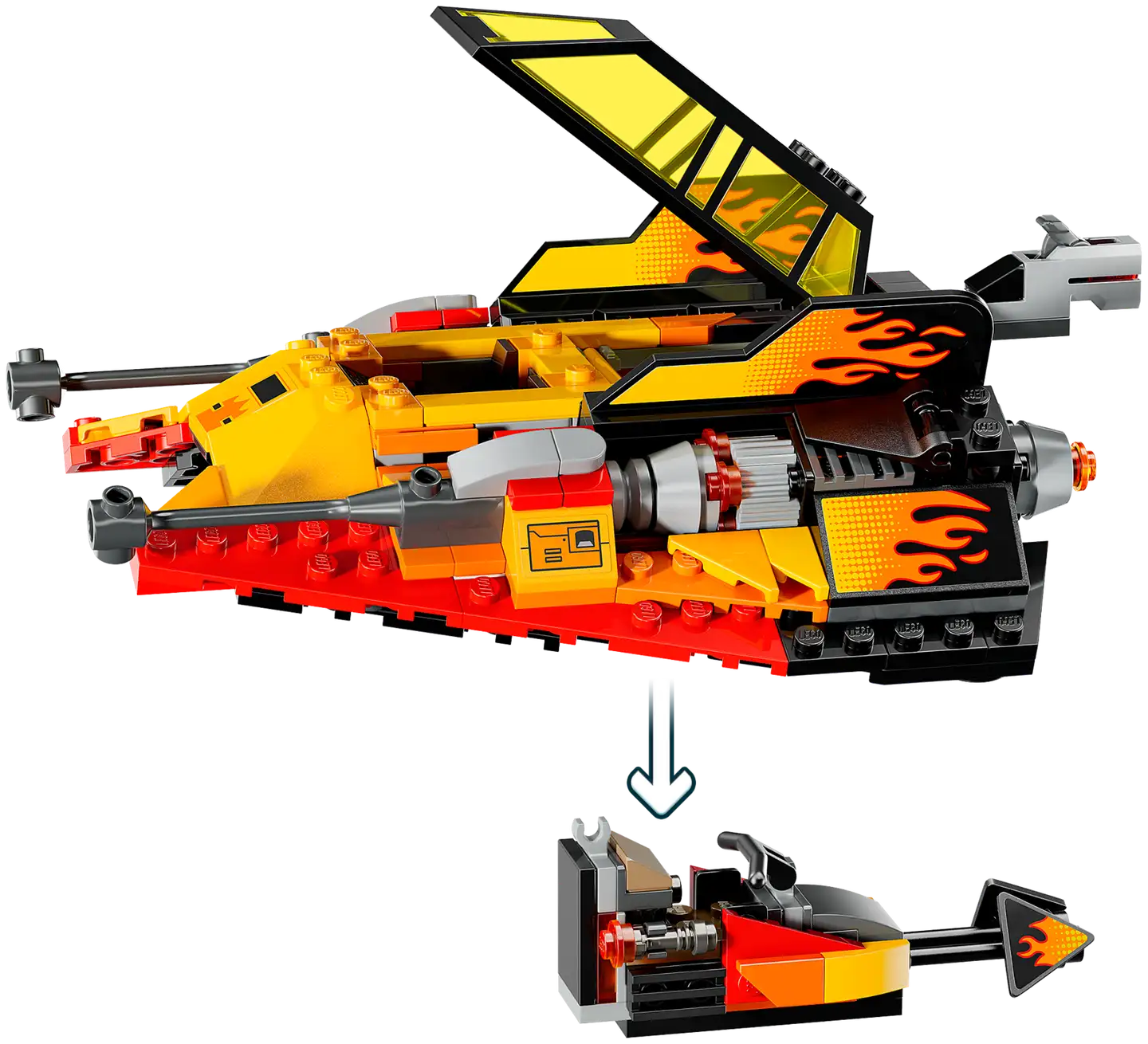 LEGO® Star Wars TM 75414 Force Burner ‑lumikiituri - 8
