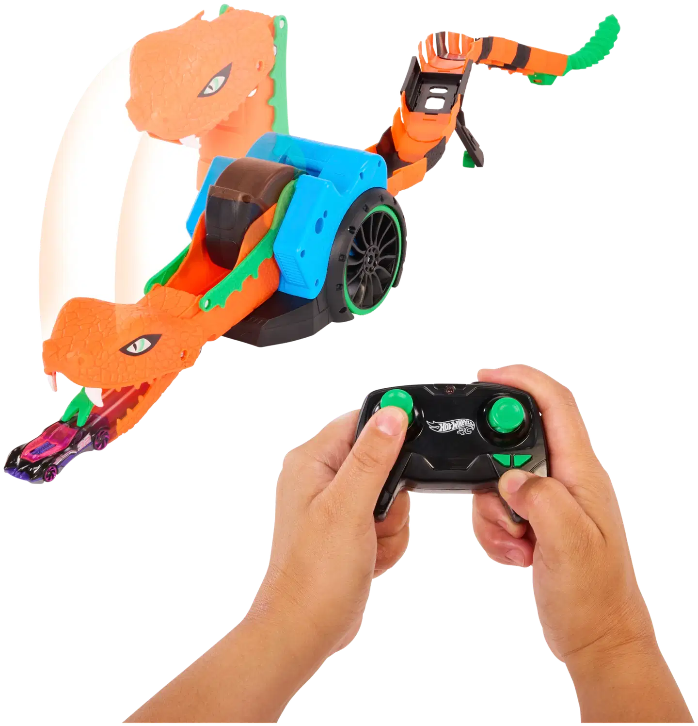 Hot Wheels Let’s Race Snake RC-auto - 2