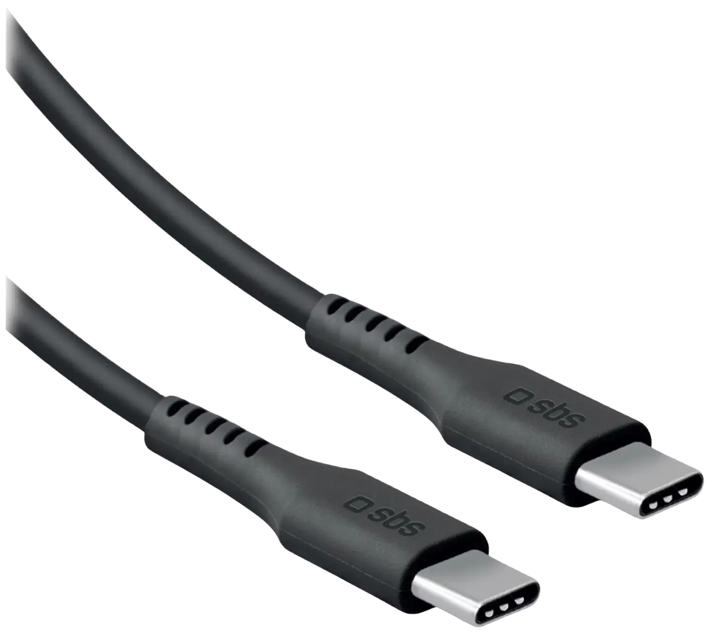 SBS USB‑C-kaapeli 60W, 2 m, musta - 1