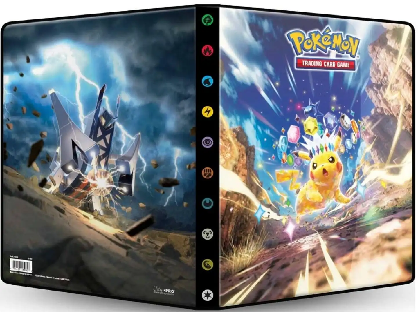 Pokemon 9-pocket Binder -keräilykansio Surging Sparks keräilykortit