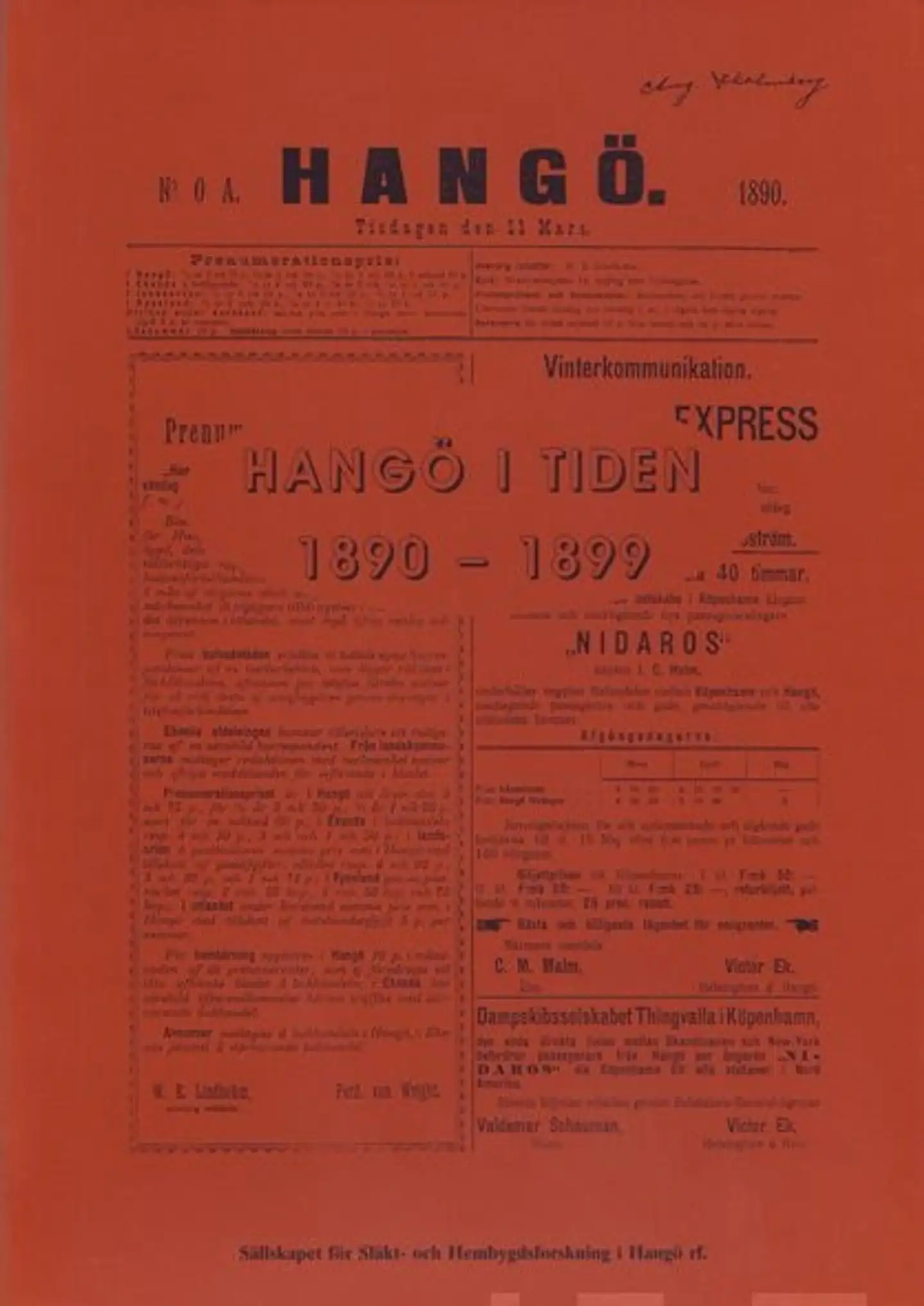 Hangö i tiden 1890-1899