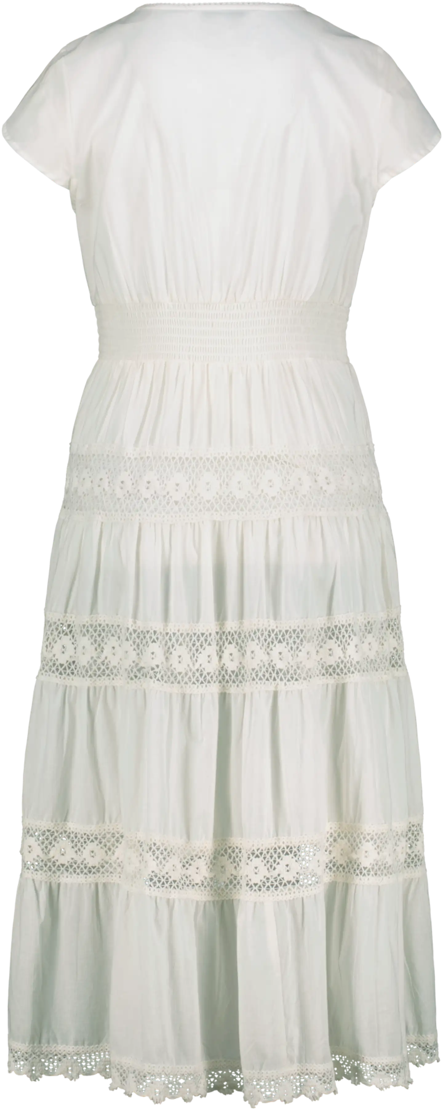 Margaux Riviera naisten midimekko MR-360 - WHITE - 2