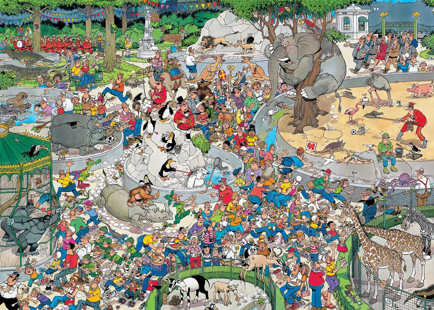 Jumbo palapeli JvH The Zoo! 500XL - 2