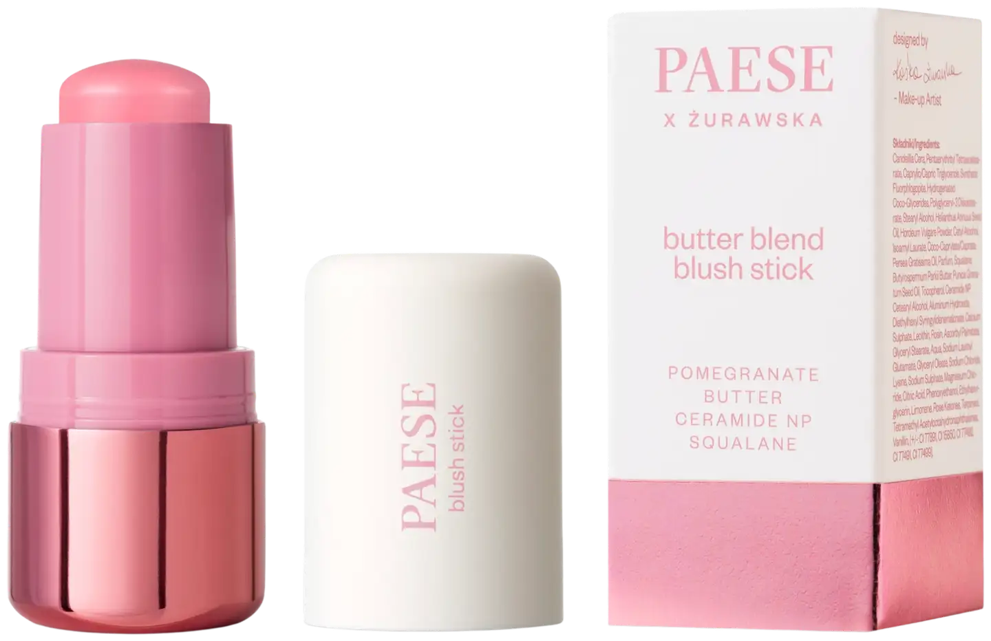 Paese butter blend blush stick 01 peony 6g - PEONY - 1