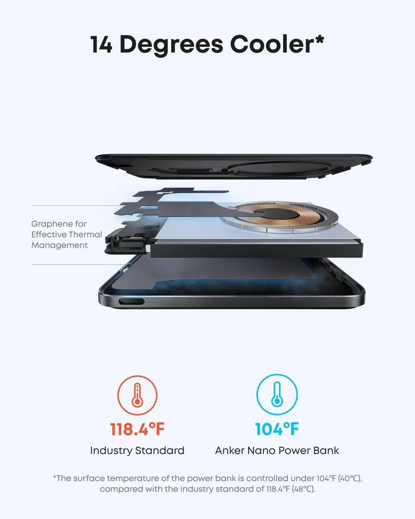 Anker MagGo Power Bank, musta varavirtalähde - 2