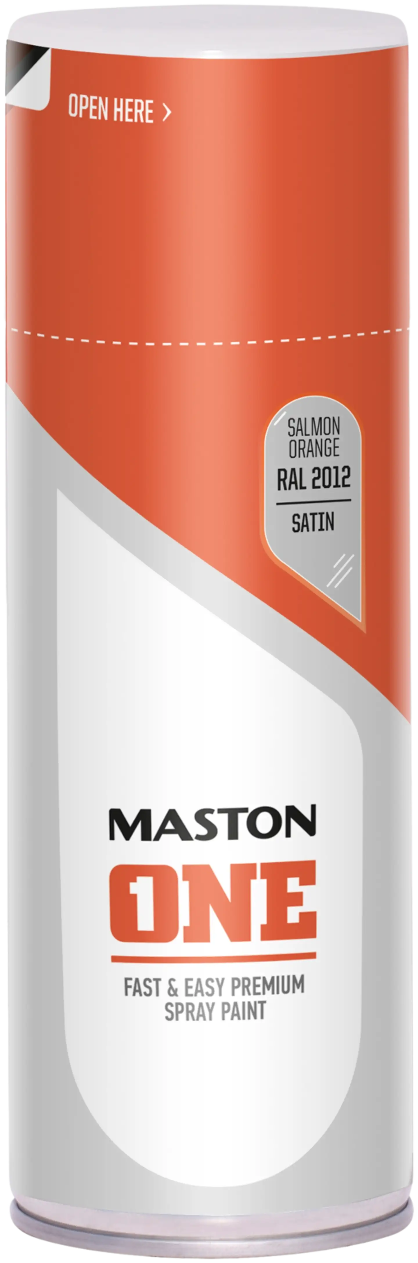 Maston spraymaali ONE 400 ml lohenpunainen RAL2012 satiini