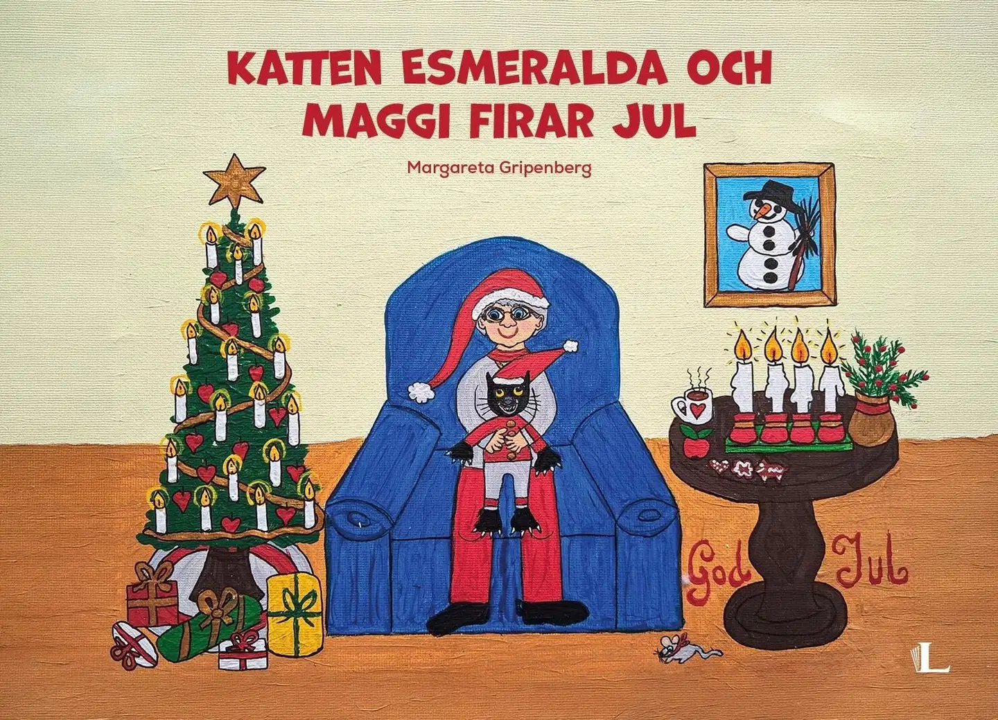 Gripenberg, Katten Esmeralda och Maggi fira jul