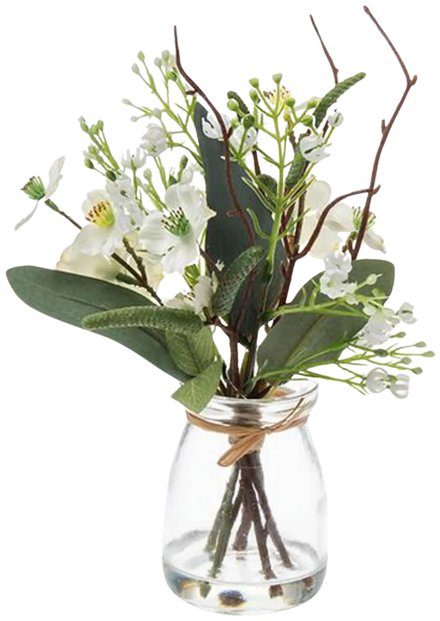 AmandaB kevätkimppu valk. 17cm vase
