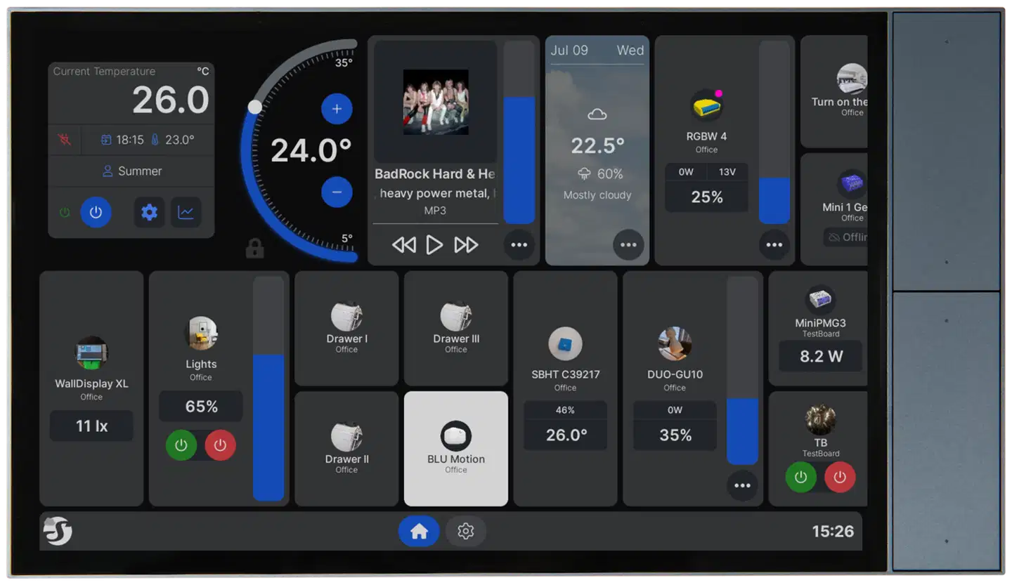 Shelly Seinänäyttö XL hopea - 1