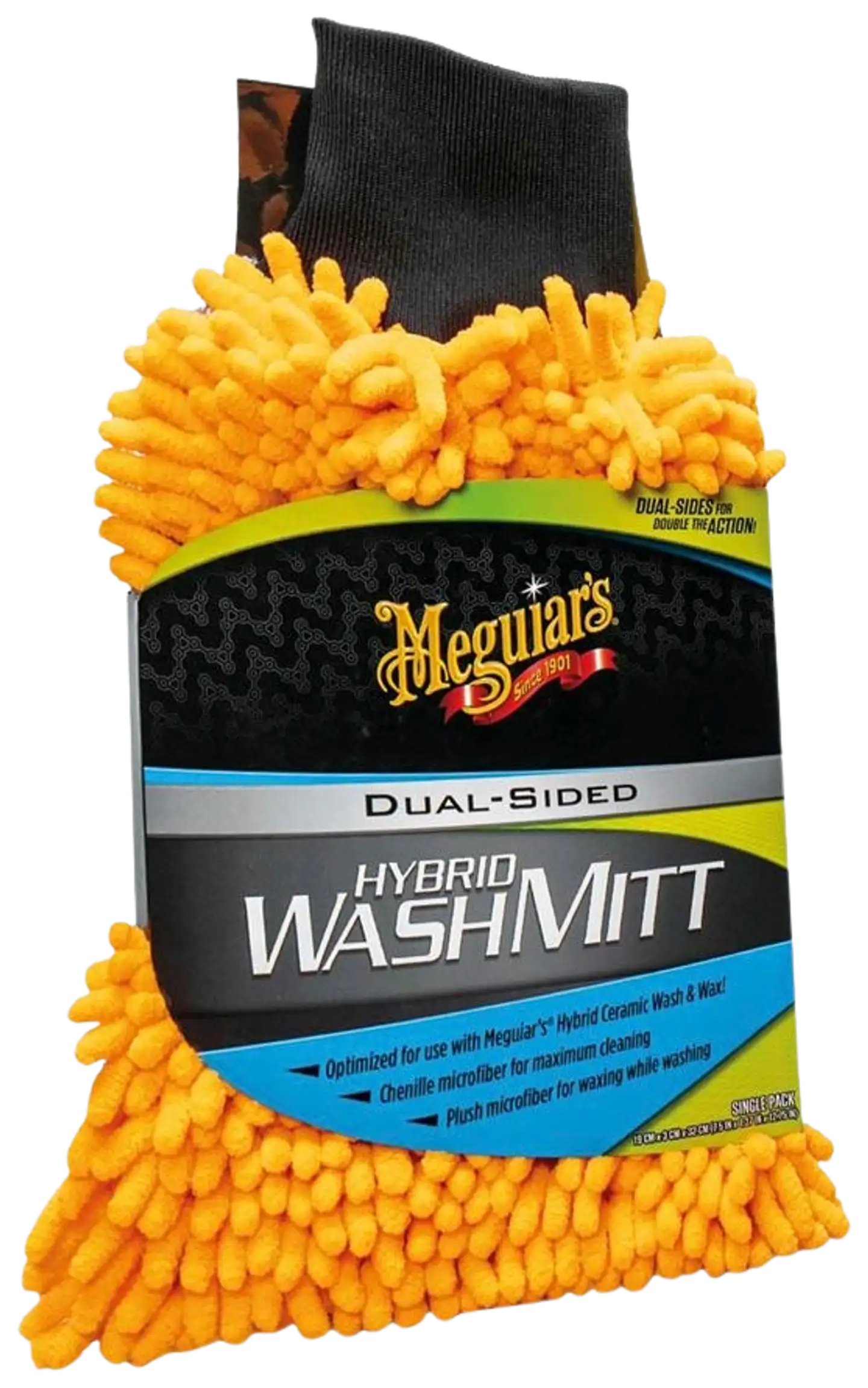 Meguiars hybrid ceramic wash mitt erikoispesukinnas