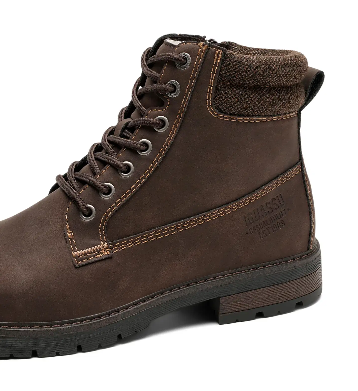 Iguassu miesten talvinilkkurit käännettävillä nastoilla Bruno Classic WL Brown - Brown - 7