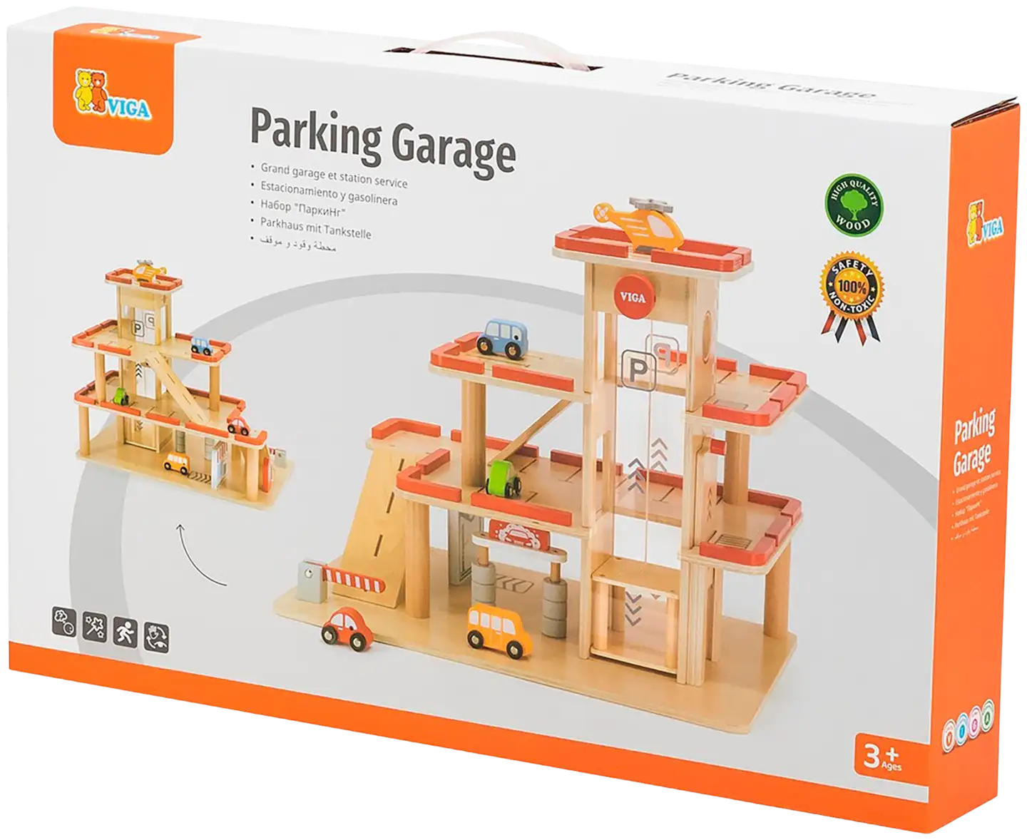 Viga Toys parkkitalo - 2