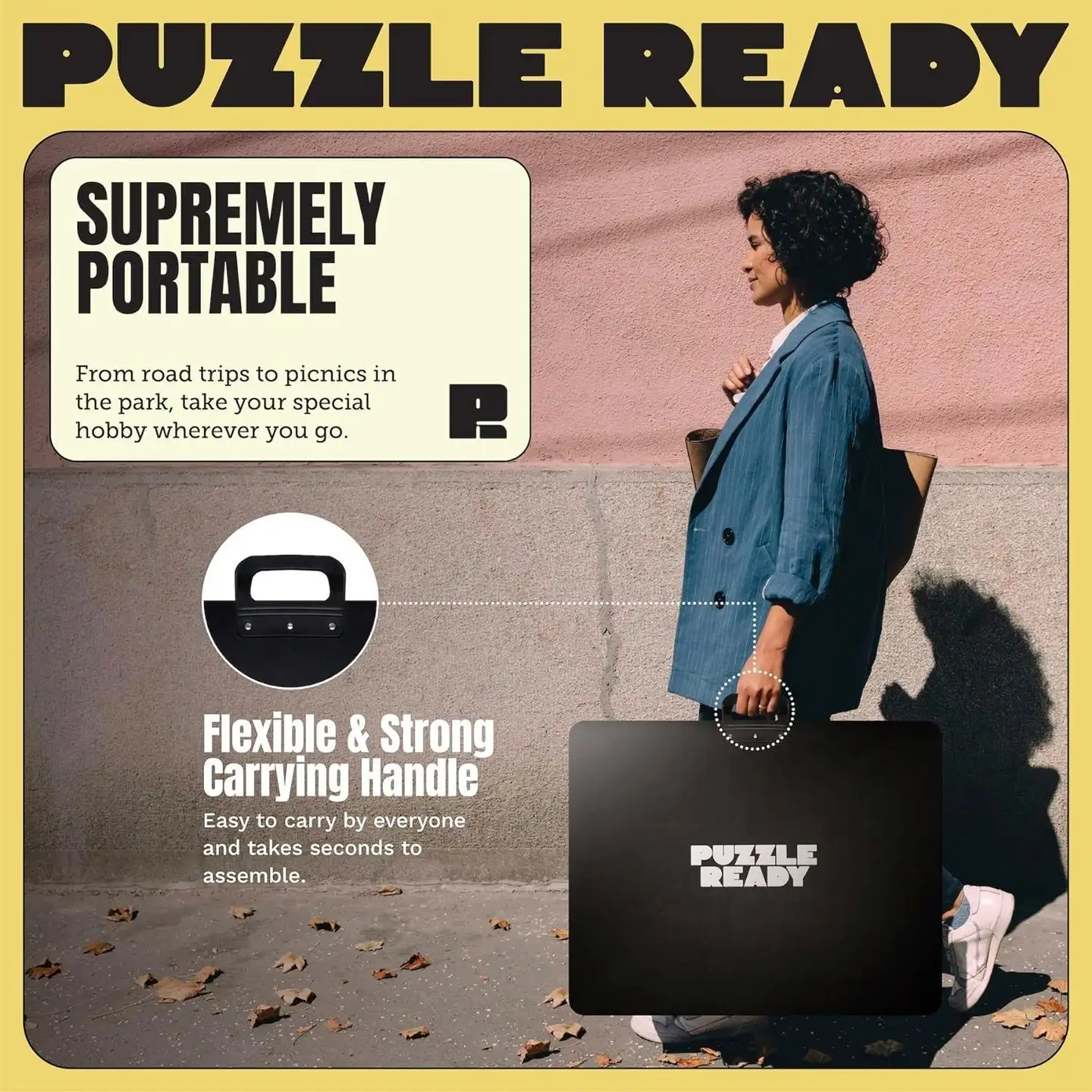 Puzzle Ready - Kannettava Palapelilauta, 1000 palan palapelille - 8