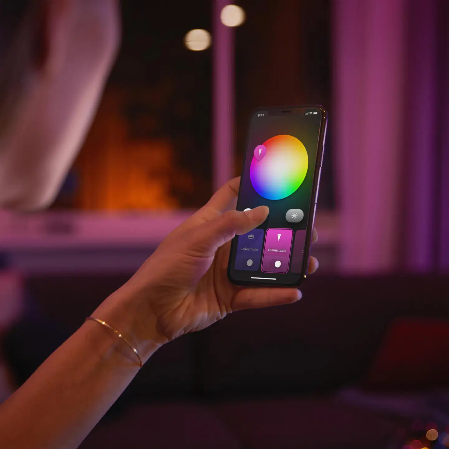 Philips Hue Xamento -upotettu alasvalo kylpyhuoneeseen 4.2W 2000-6500K 1200LM musta 3 kappaletta - 7