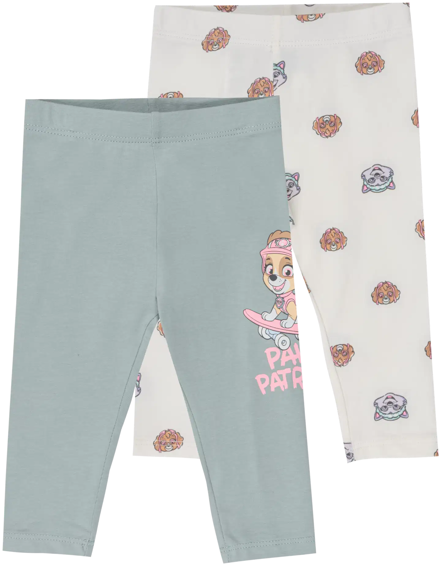 Ryhmä Hau vauvojen leggingsit I286850 2-pack - GREEN 6 - 1