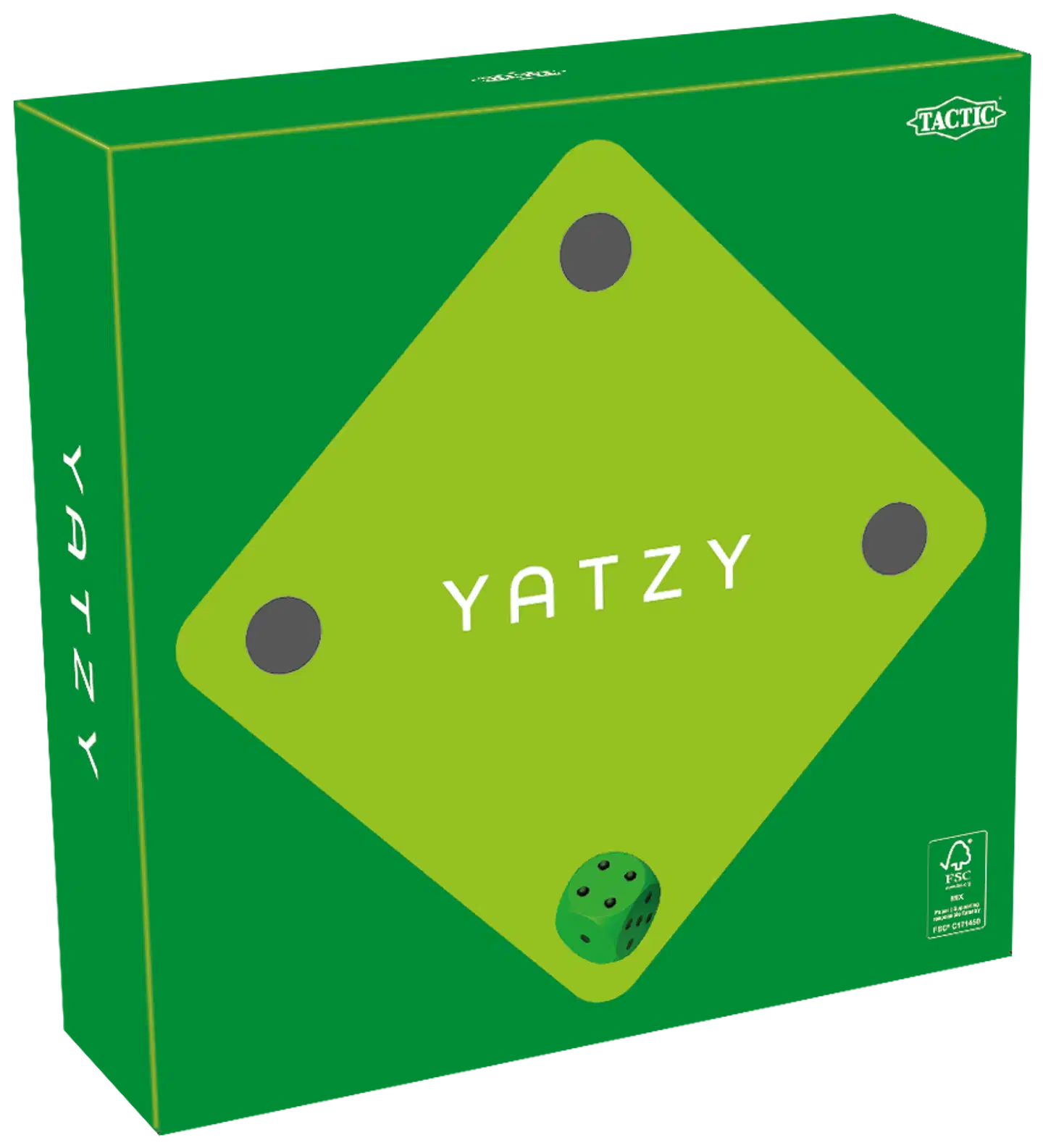Tactic Noppapeli Yatzy Minimalist vihreä - 1