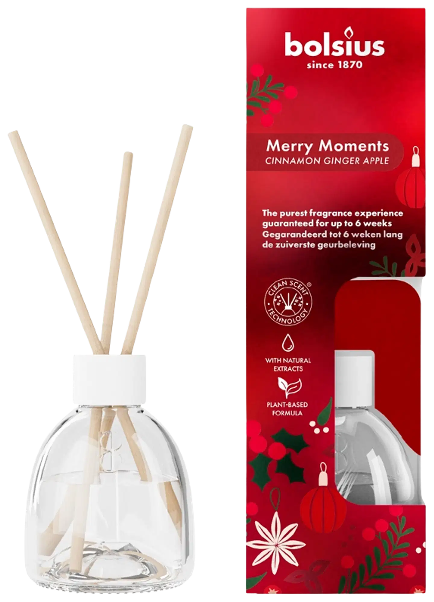 Bolsius True Glow – huonetuoksu – Merry Moments - 60 ml - 2