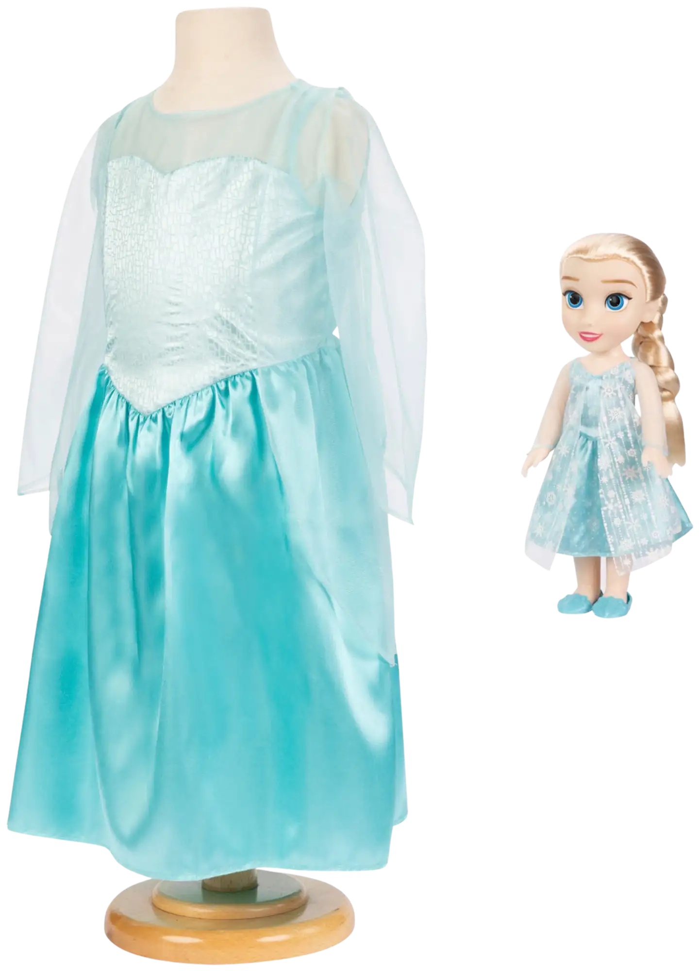Disney Princess nukke ja mekko Frozen Elsa - 3