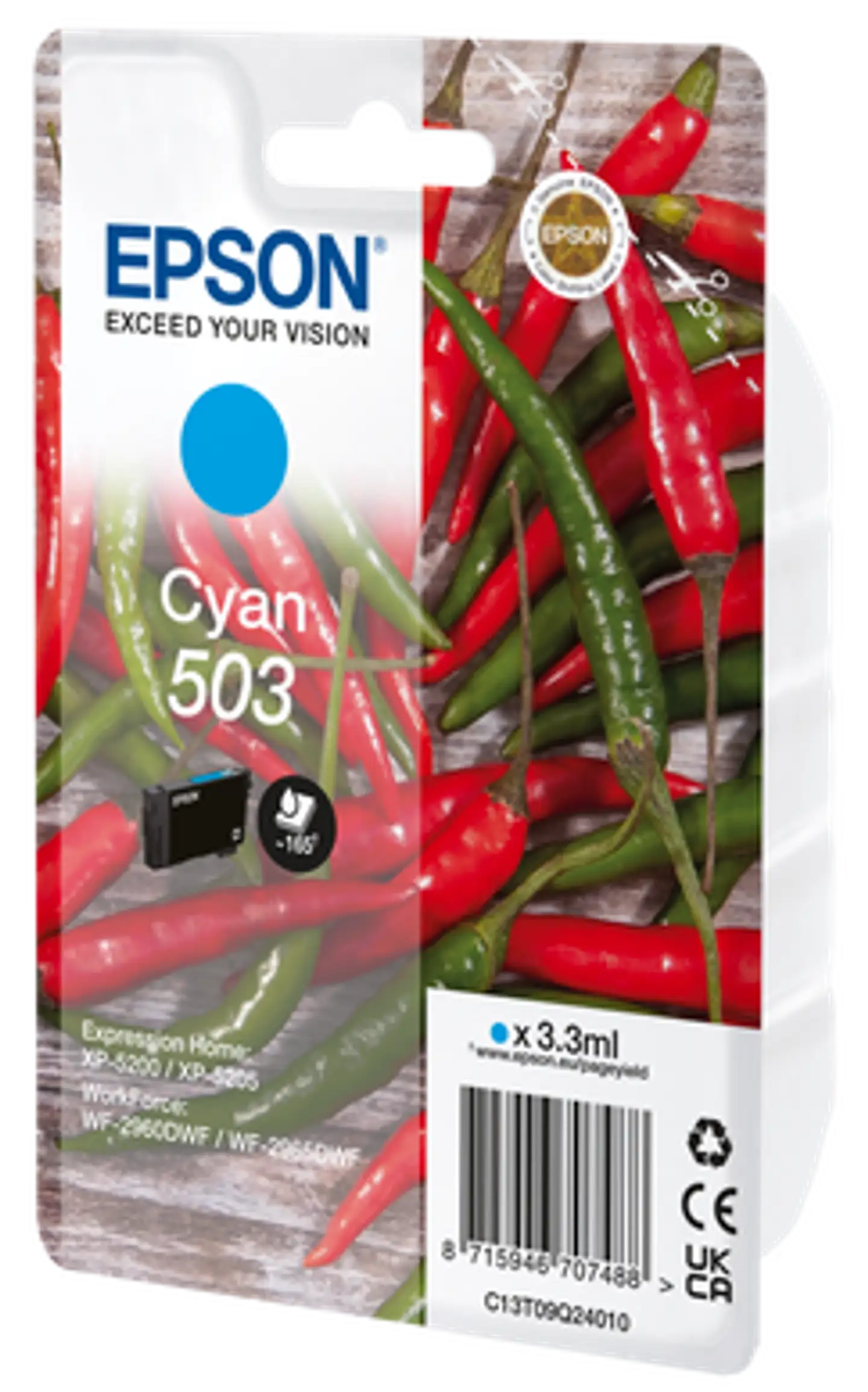 Epson Mustepatruuna 503 syaani